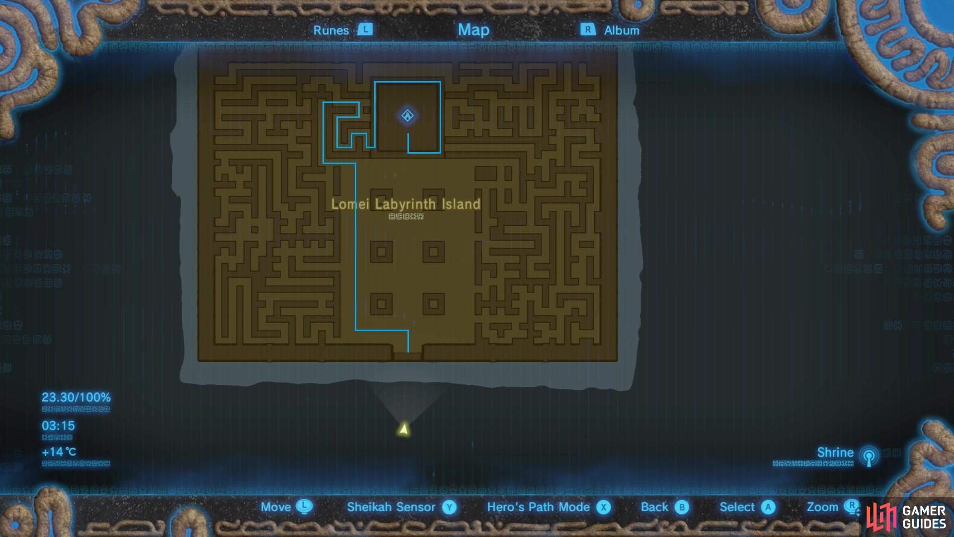 The Trial of the Labyrinth - Akkala Region - Shrine Quests  The Legend of Zelda: Breath of the 