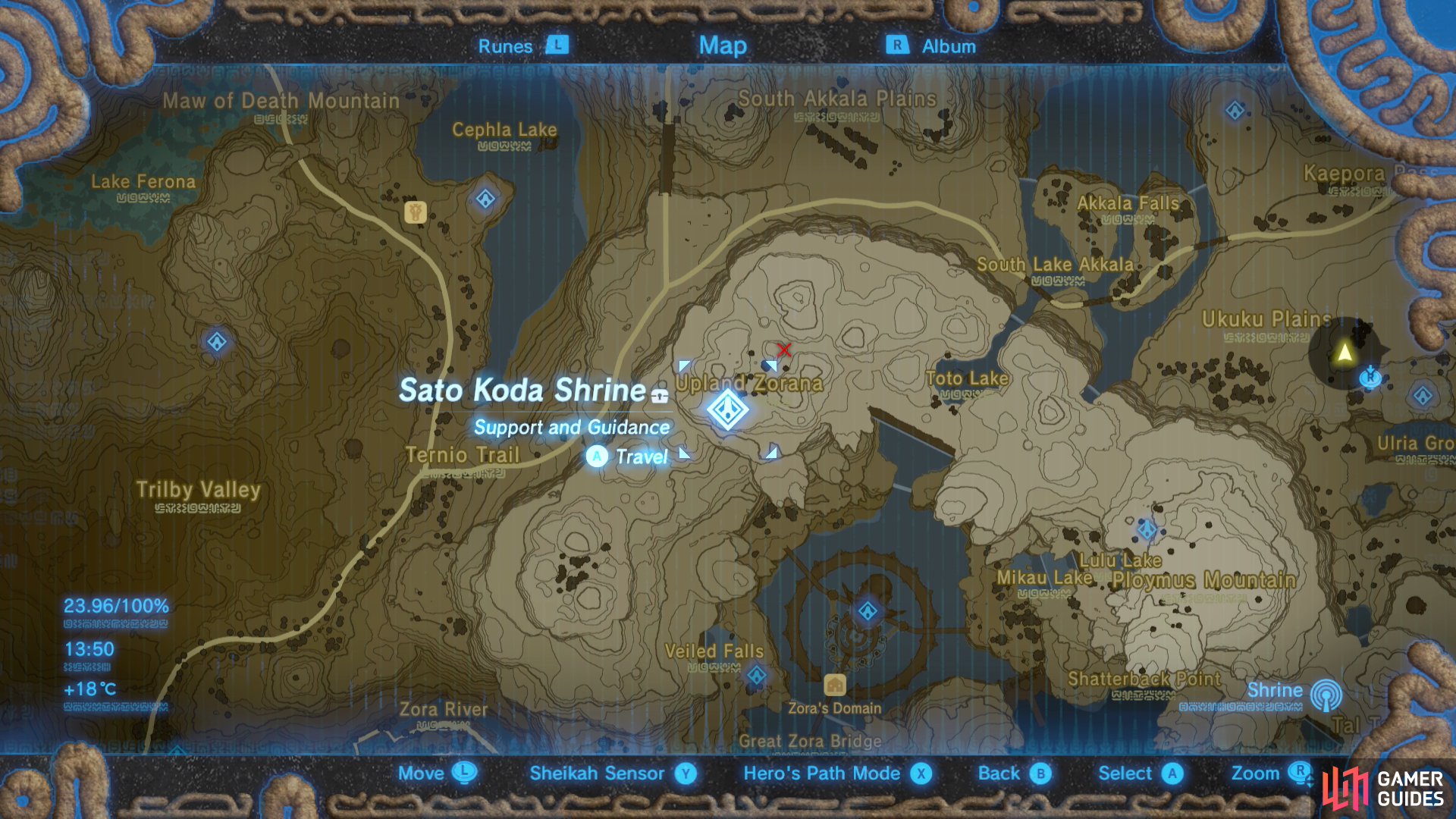 Mipha's song shrine locations