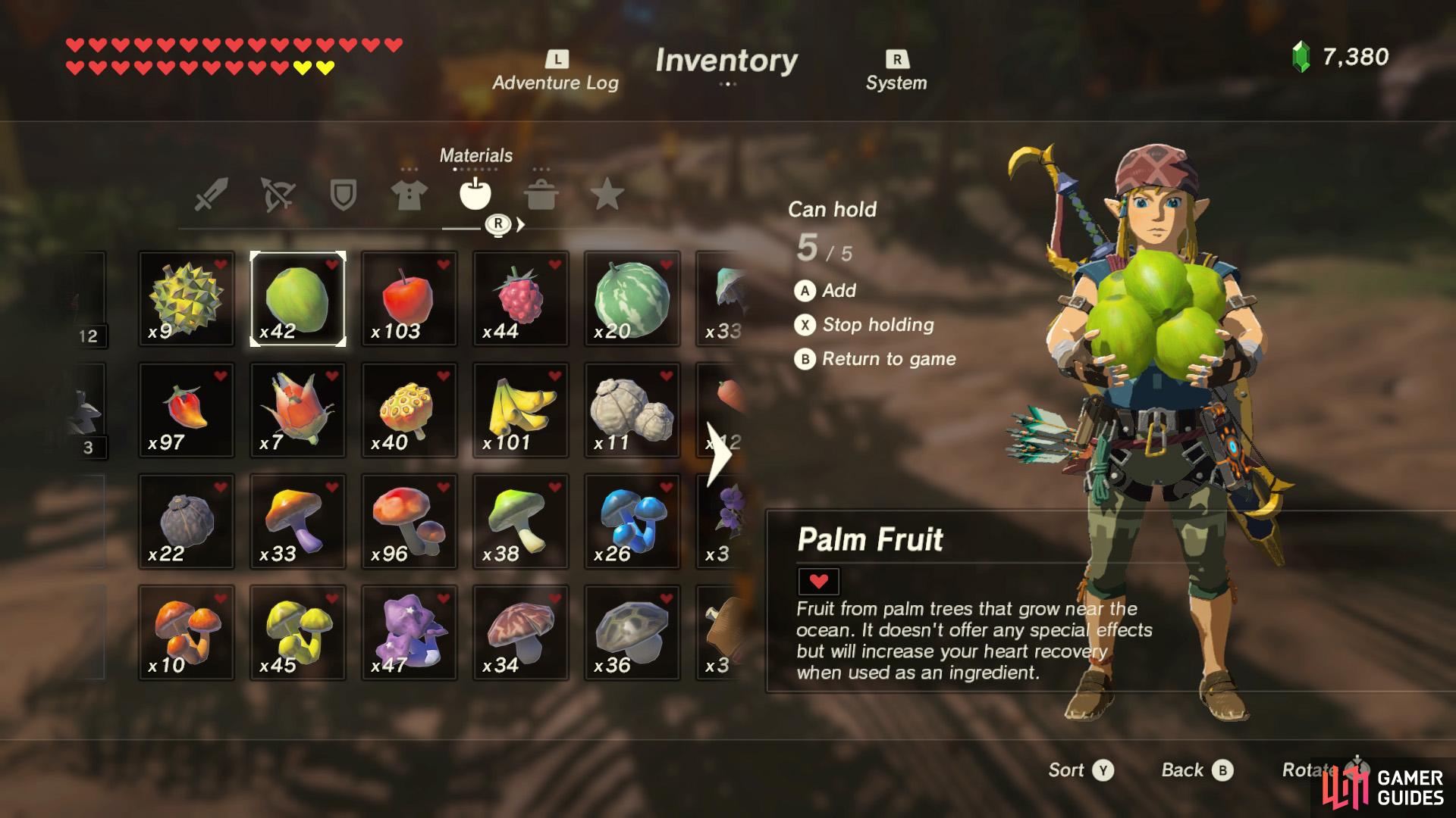 Link can’t hold all these palm fruit!