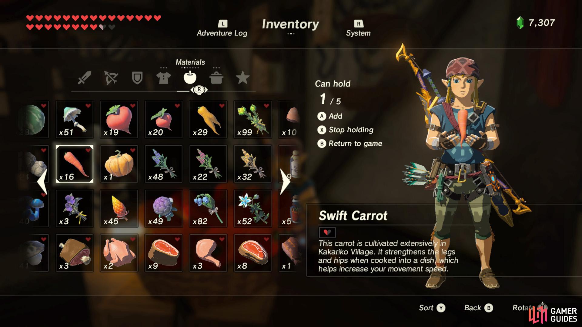 BoTW] All Breath of the Wild recipes in one image : r/zelda