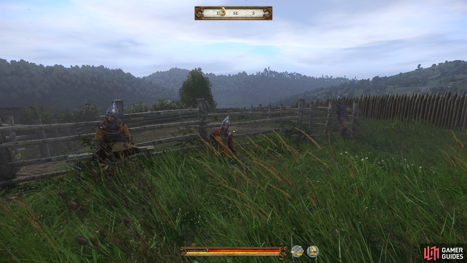 You will find Odd Bird waiting with three bandit brawlers, all dressed as Cumans, at the combat arena in Skalitz.