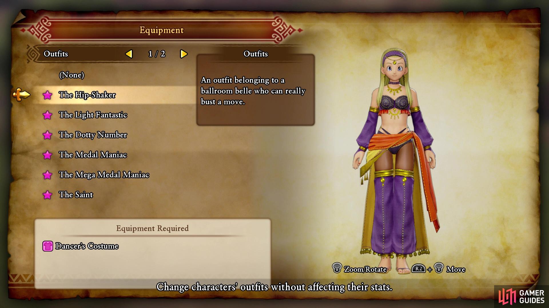 Serenas Costumes Costumes Extras Dragon Quest Xi Echoes Of An Elusive Age Definitive