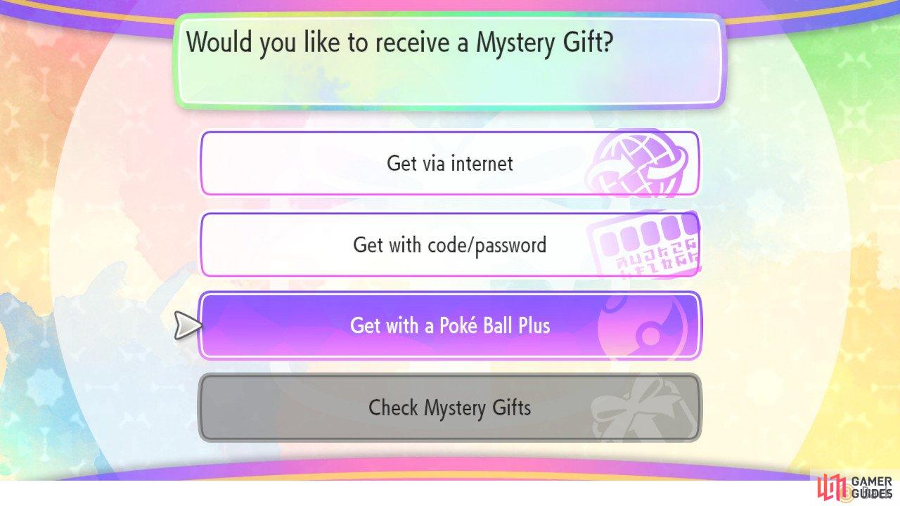 Mystery Gift Other Communications Pokémon Let's Go, Pikachu