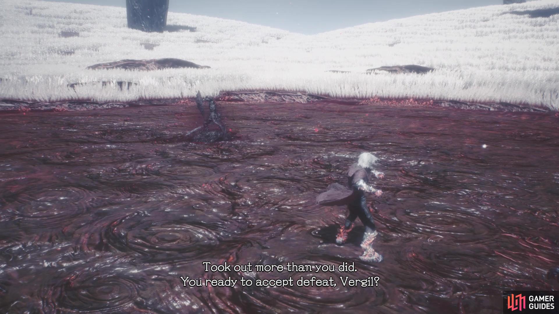 The same holds true with Dante boasting his victory over Vergil