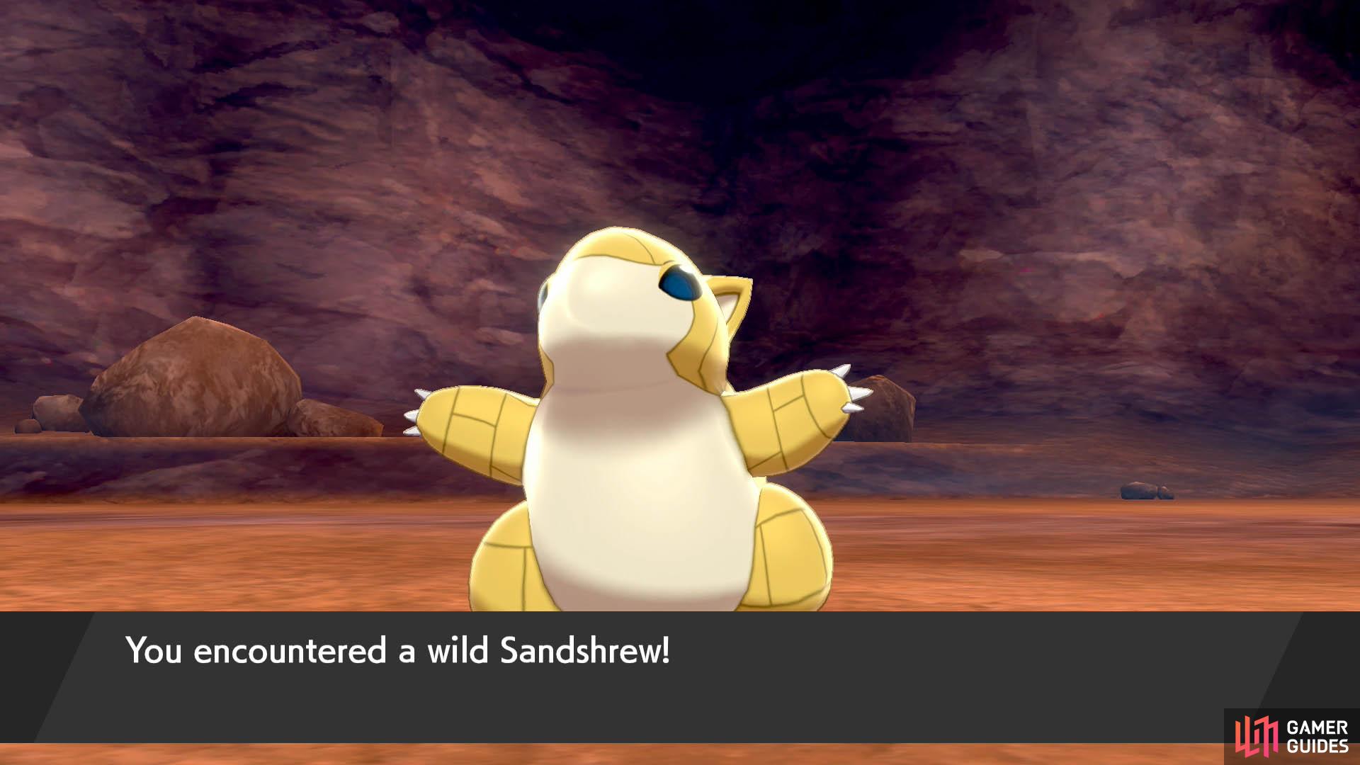 You can also trade a Sandshrew caught here for an Alolan one elsewhere.