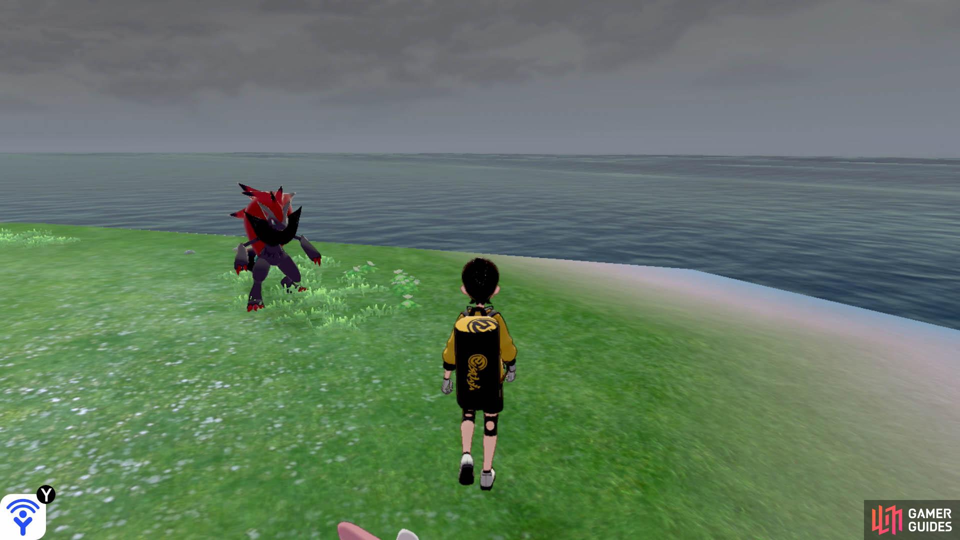 When the weather’s cloudy, you can find Zoroark roaming around.