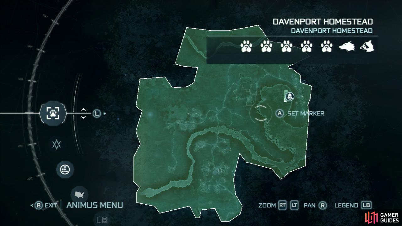 Assassin's Creed 3 Map