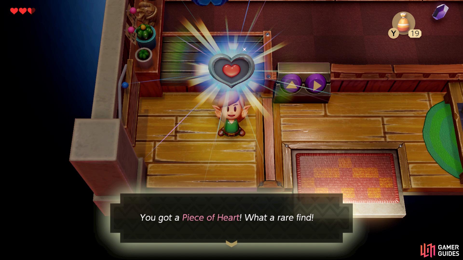 and gain another Piece of Heart alongside a Yoshi Doll.
