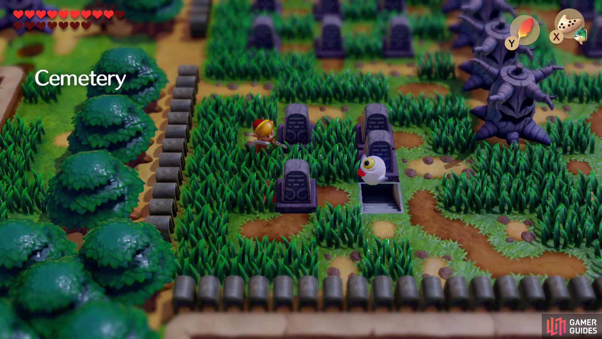 These ghosts will appear when you're in the Cemetery, simply just swipe them with your Sword.