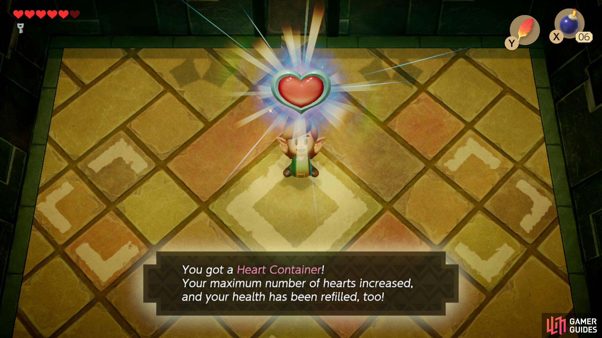 then collect your Heart Container.