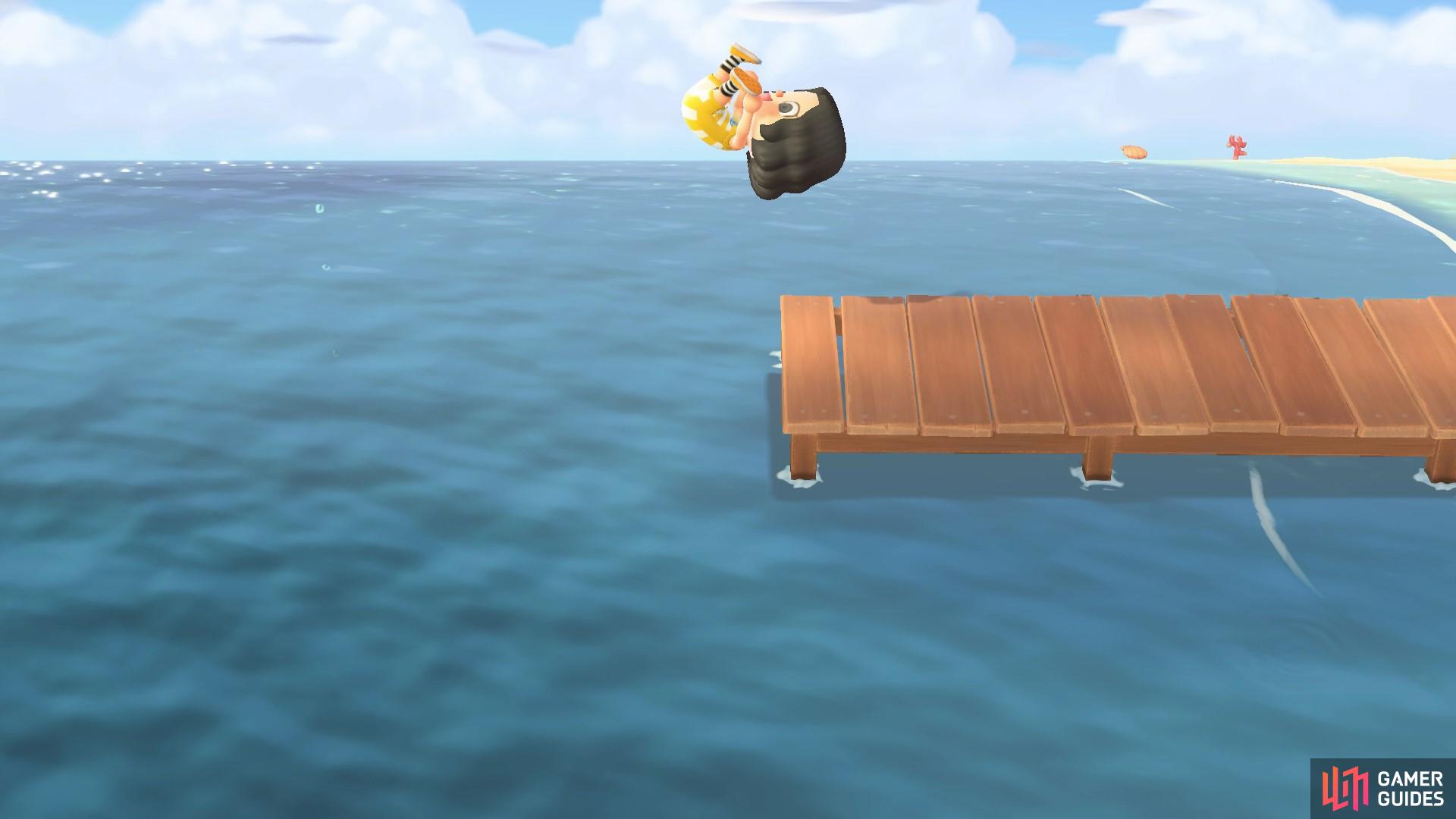 Did you know that if you run and jump off a pier you’ll do a flip?