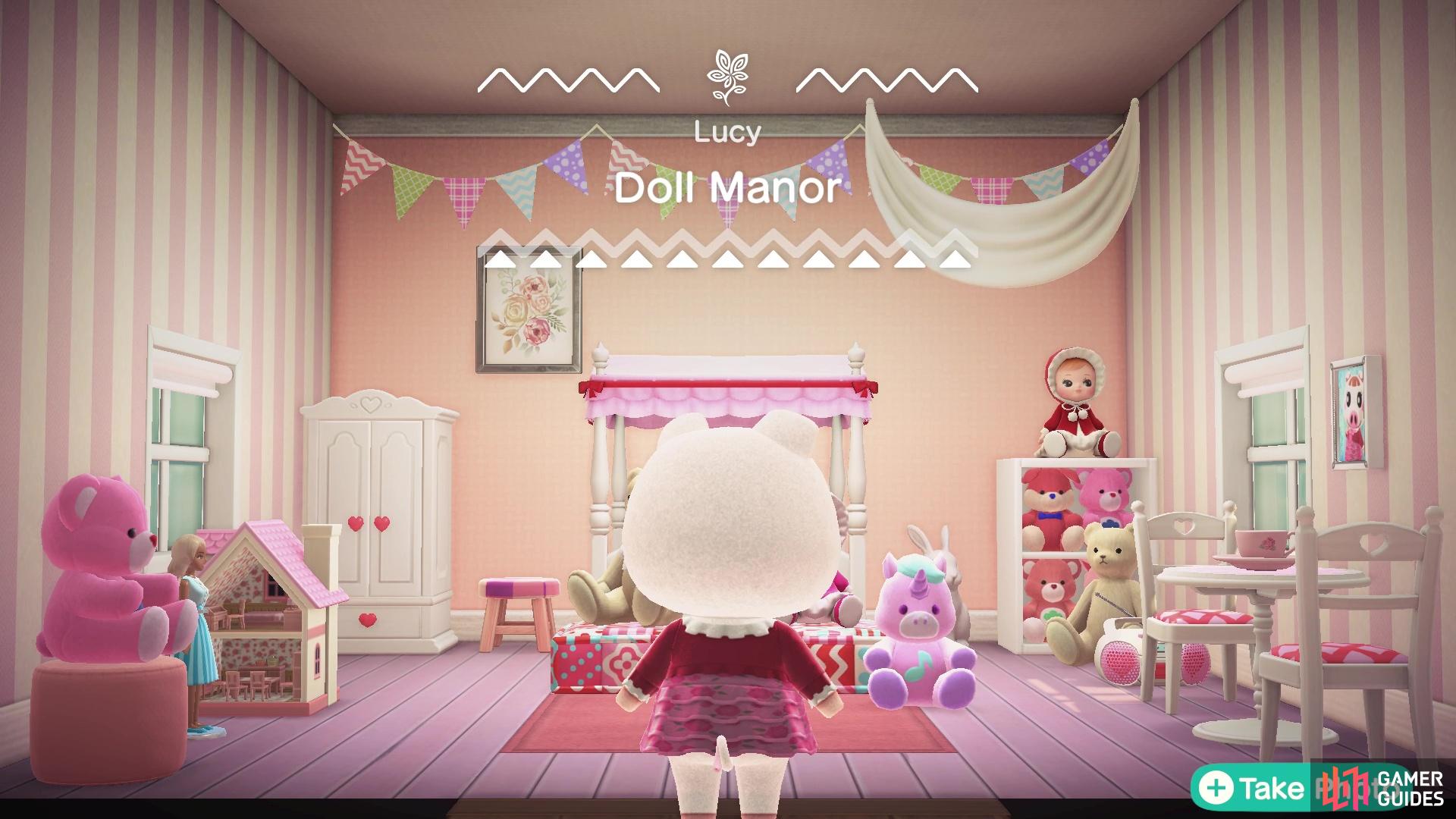 Lucy: Doll Manor - Vacation Home Designs - Happy Home Paradise DLC, Animal  Crossing: New Horizons