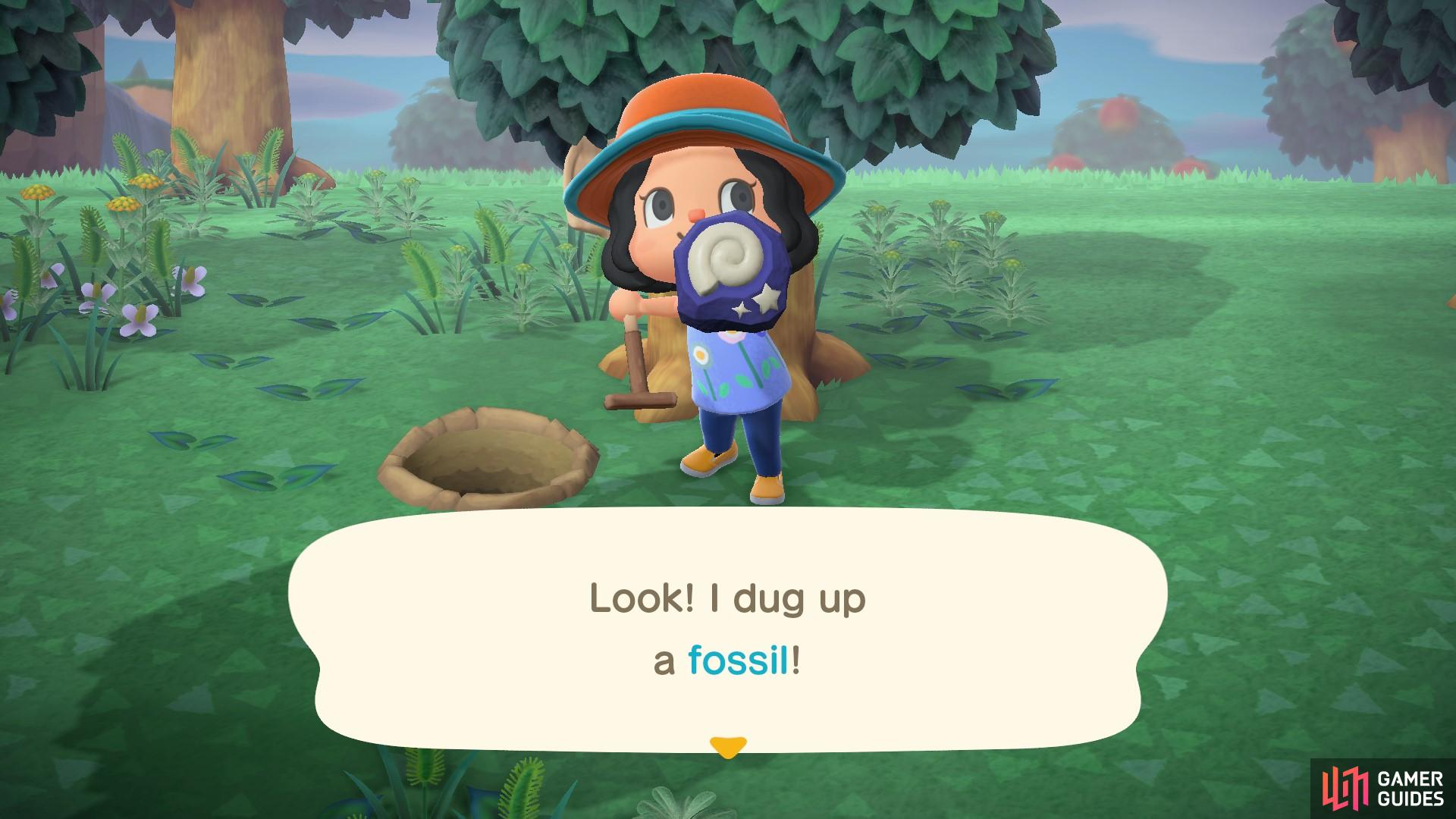 You’ll need to get fossils assessed by Blathers in order to identify it.