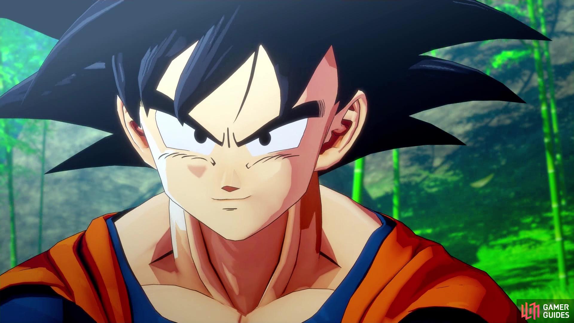 Raditz lands on earth to look for Goku, follows a decently high