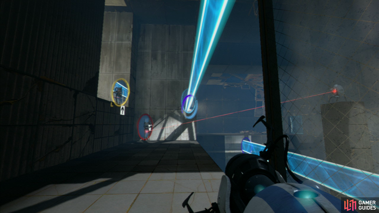 Test Chamber 7 Course 3 - Hard-Light Surfaces - Co-op Challenges | Portal 2 | Gamer Guides®