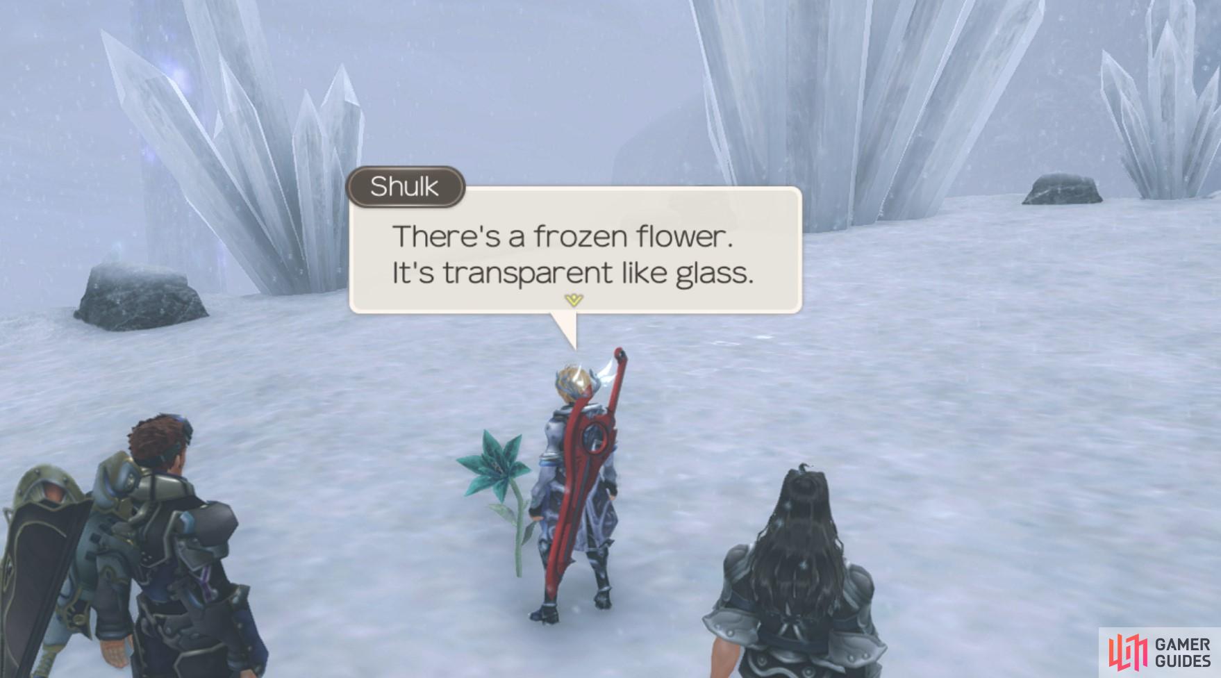 The Pure Ice Flower is found by Url Crevasse on Valak Mountain.