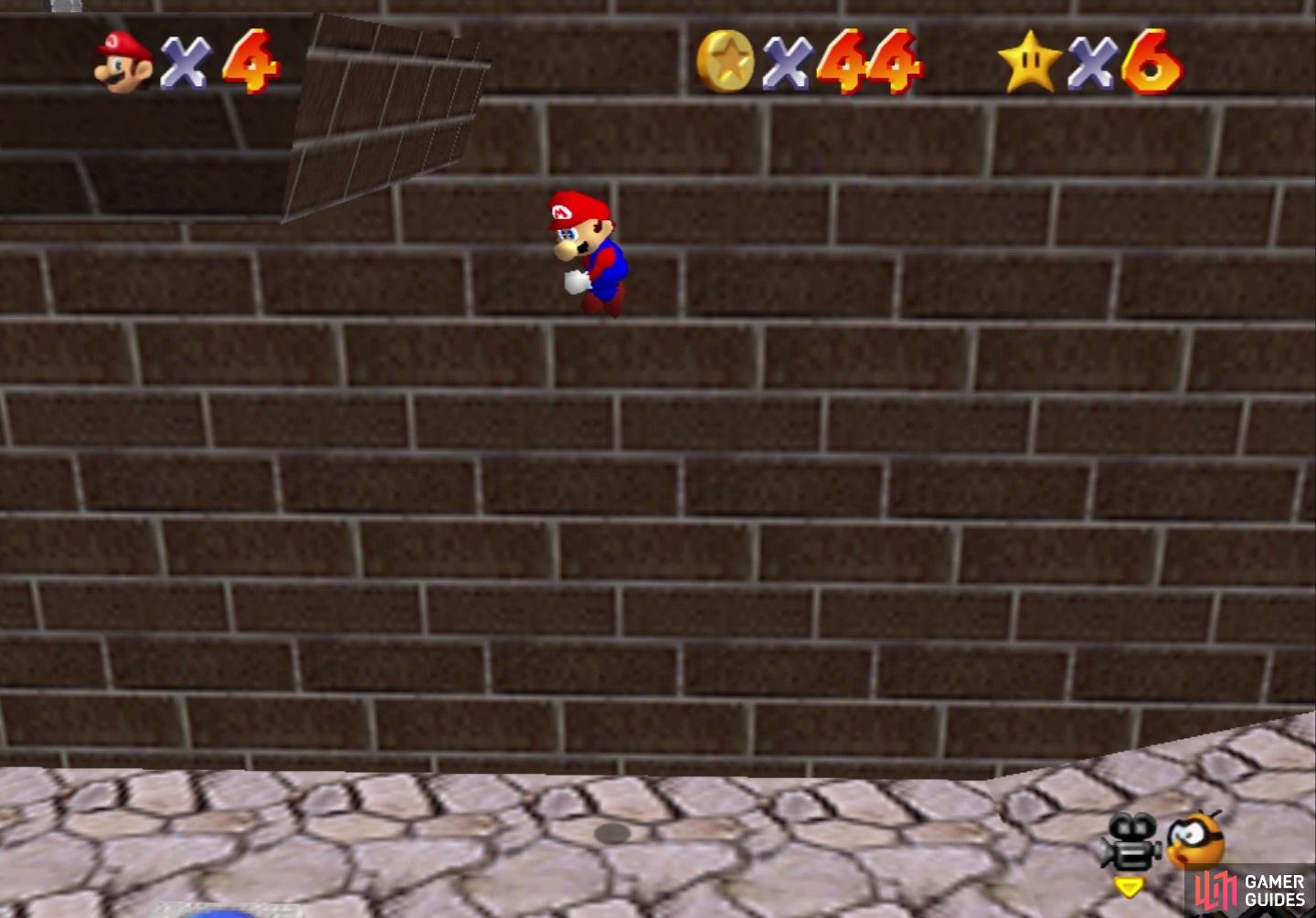 Wall jumping up to the ledge with the star is pretty easy to do