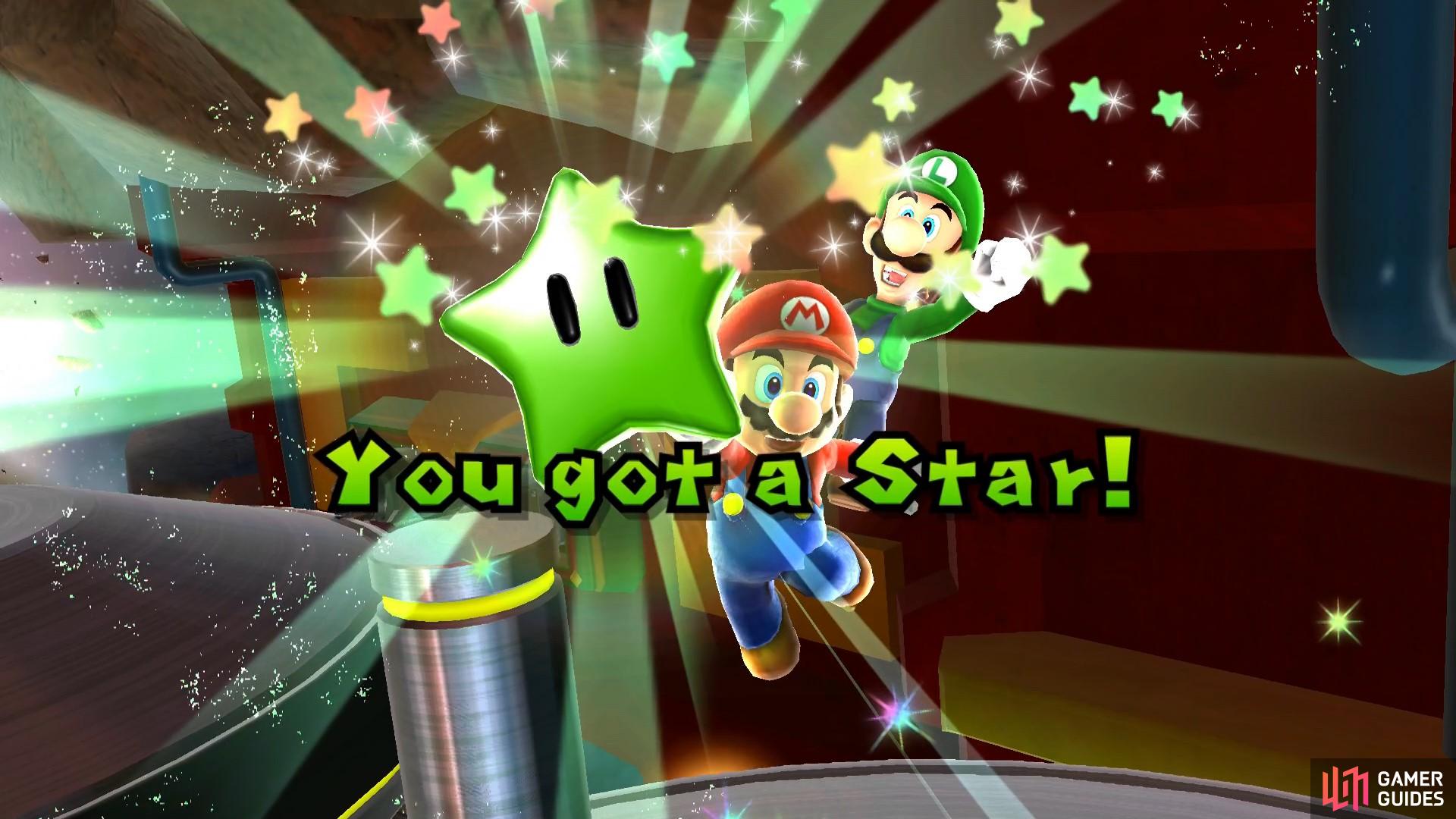 Free Luigi and he’ll give you a rare Green Star!