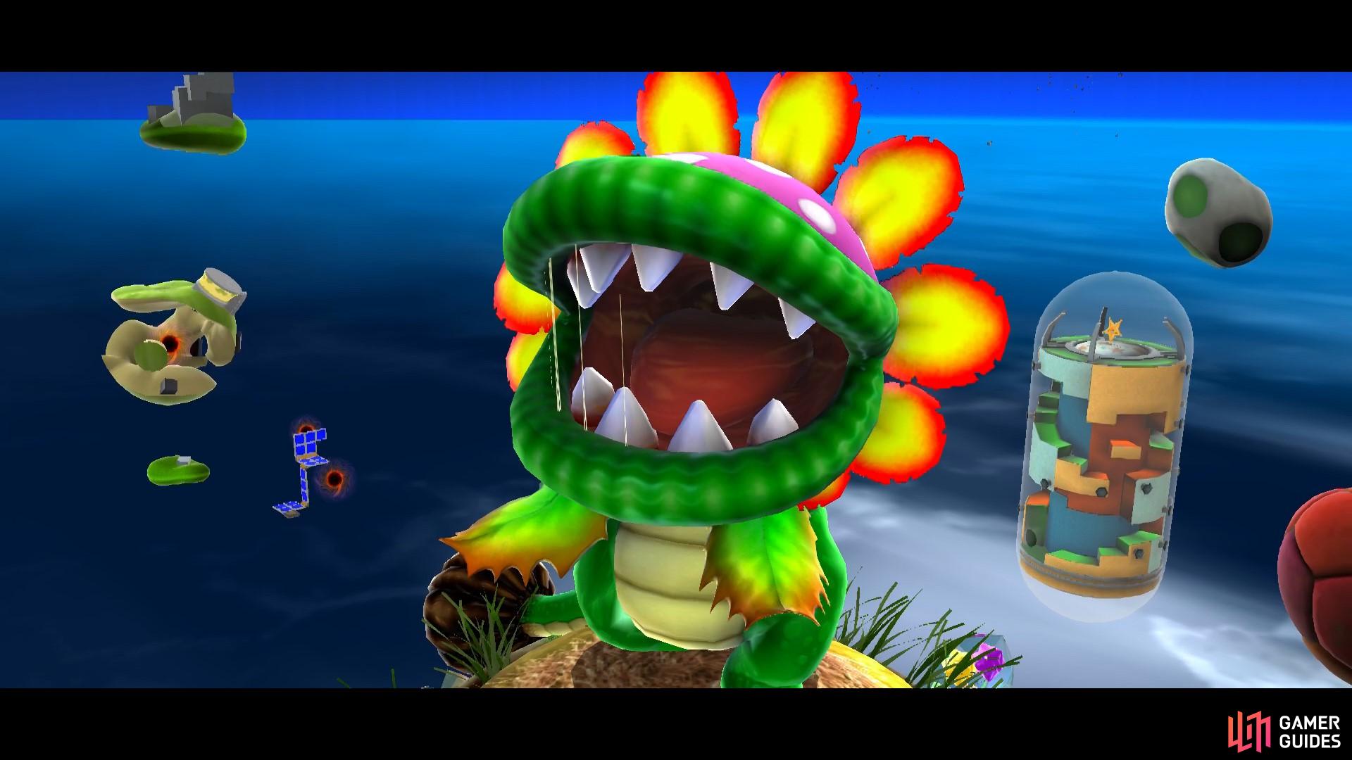 The Dino Piranha is the boss you’ll need to defeat to get the Power Star.