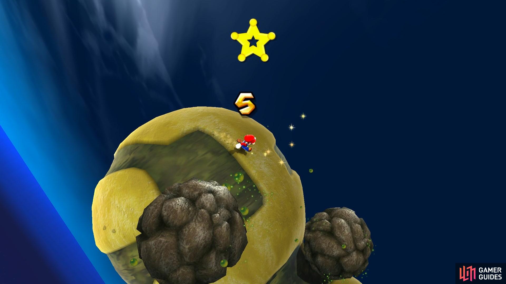 The Boulders won’t stop for Mario if he gets in their way!