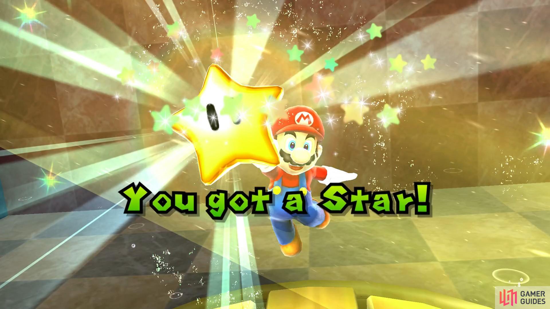 Defeat the Boo using the spotlight so you can grab the hidden Power Star.