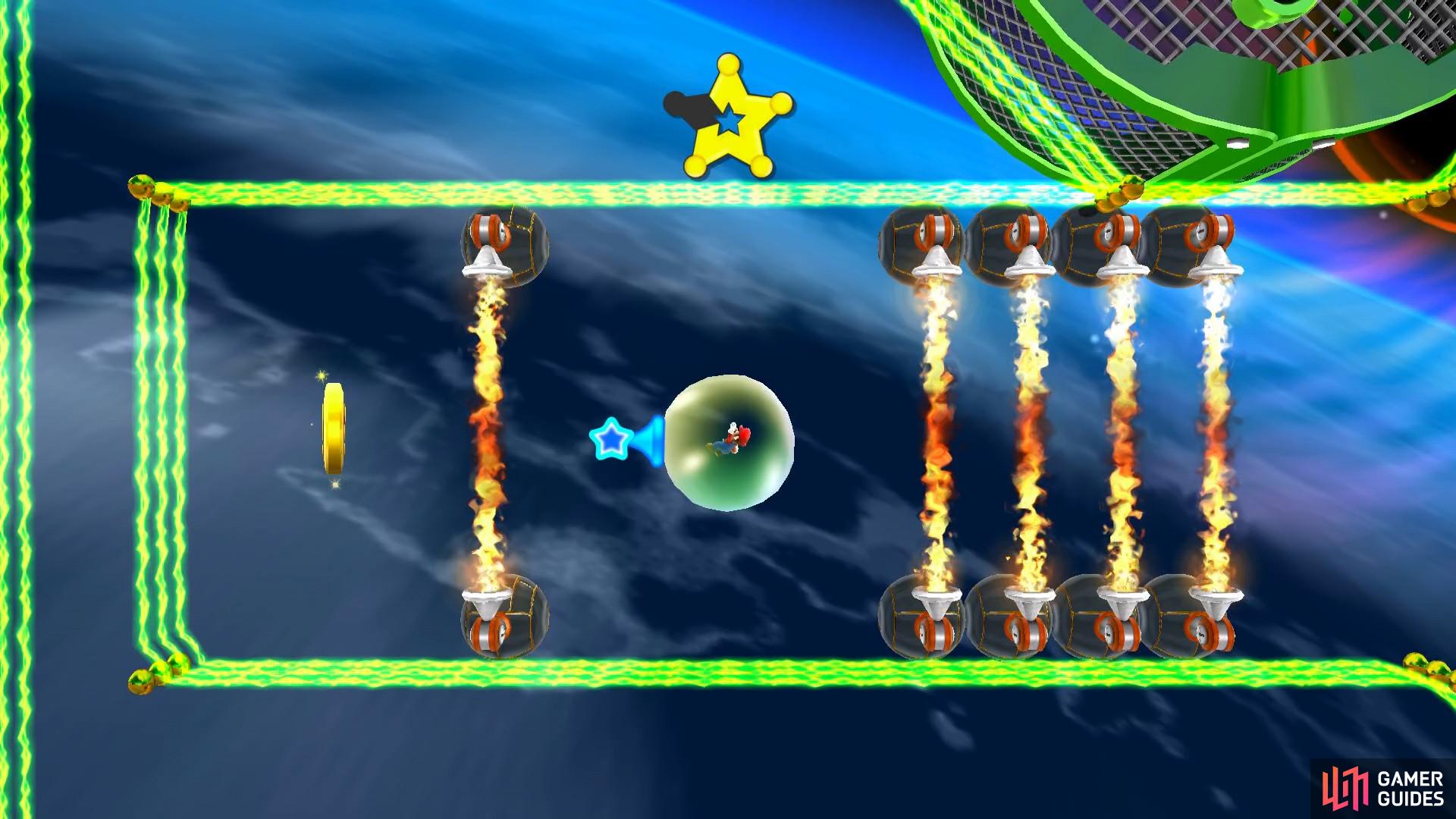 During one section of this level, you’ll need to watch out for the fire pressures.