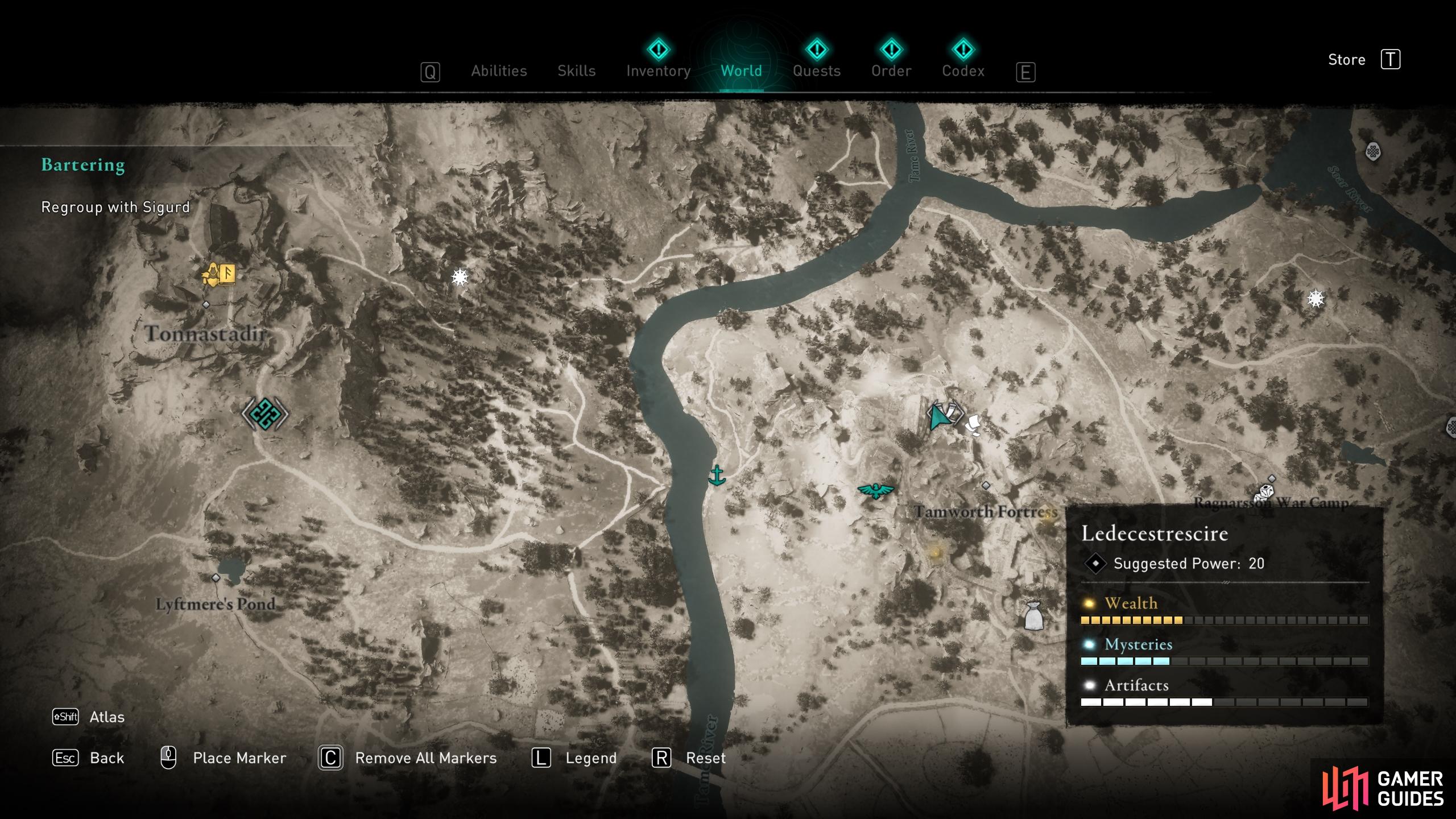 Map - Assassin's Creed Valhalla