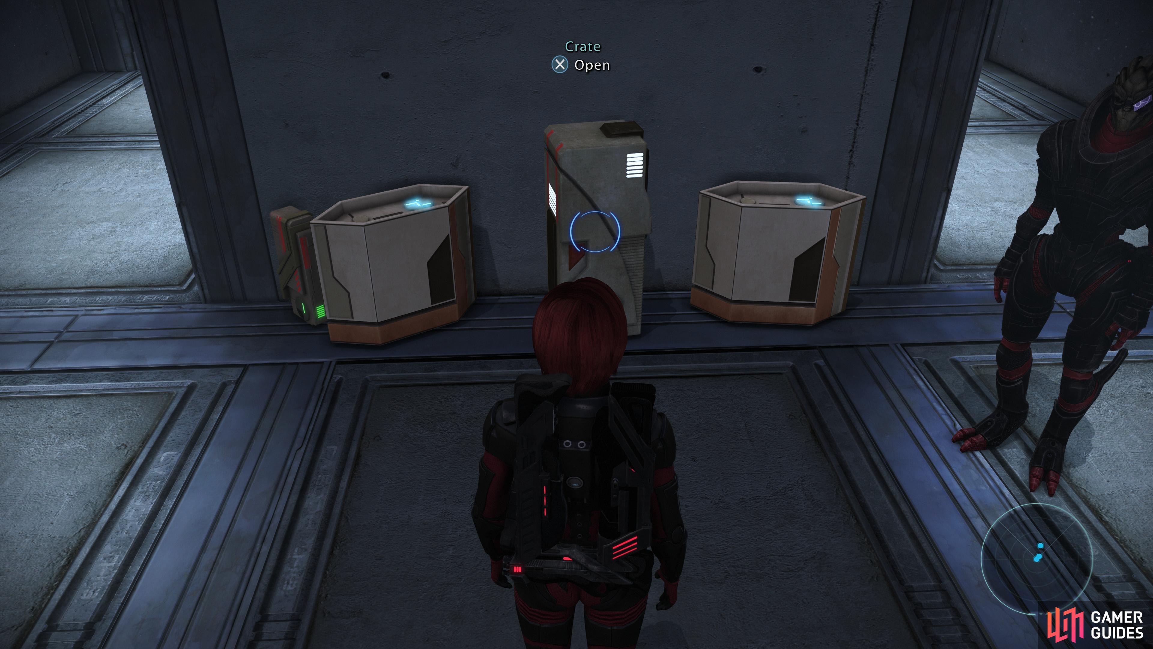 Instead of geth backup, however, all you'll find beyond the salarians is loot. A definite upgrade.