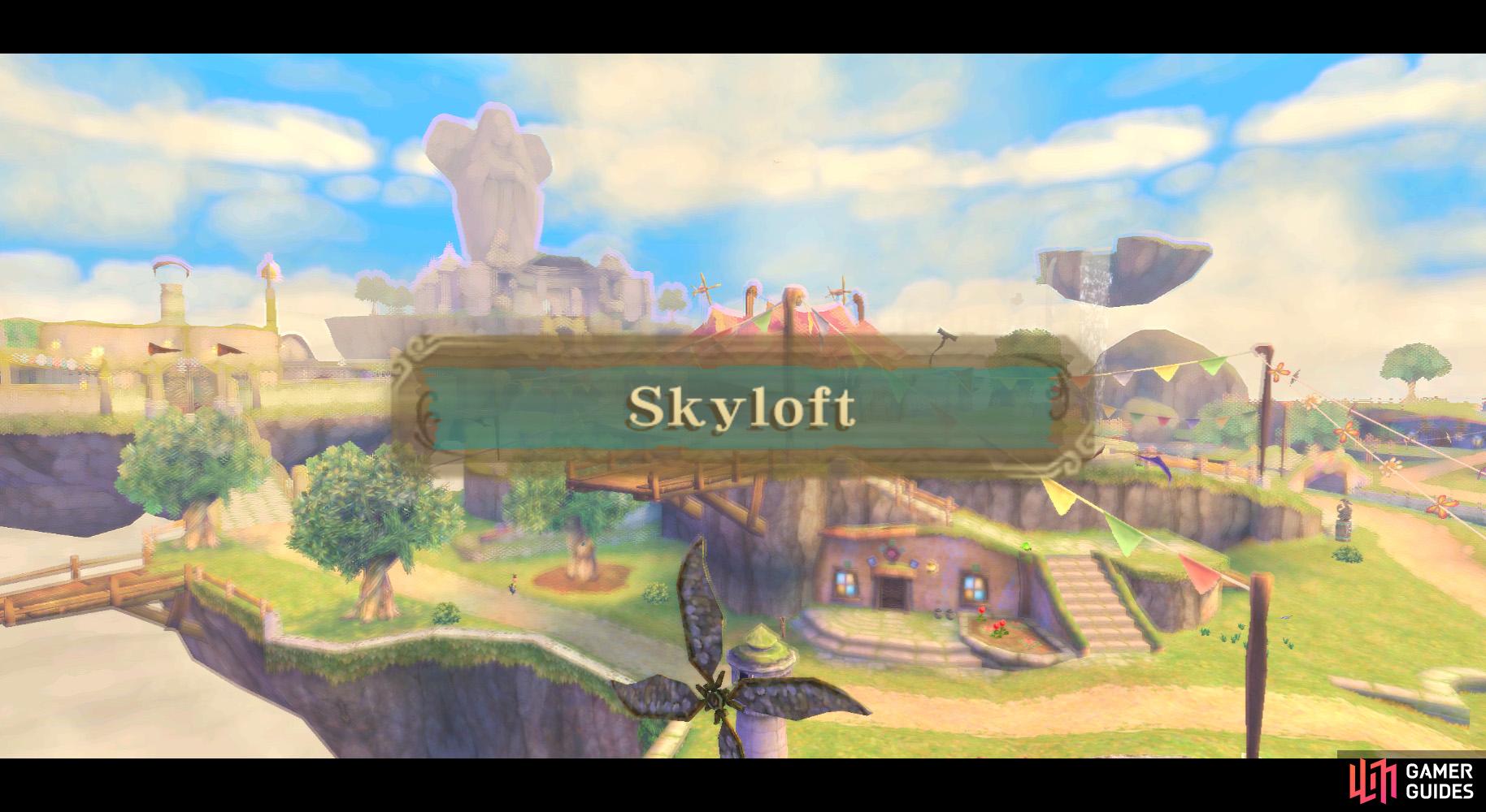 Skyloft is Links home, a picturesque village in the sky.