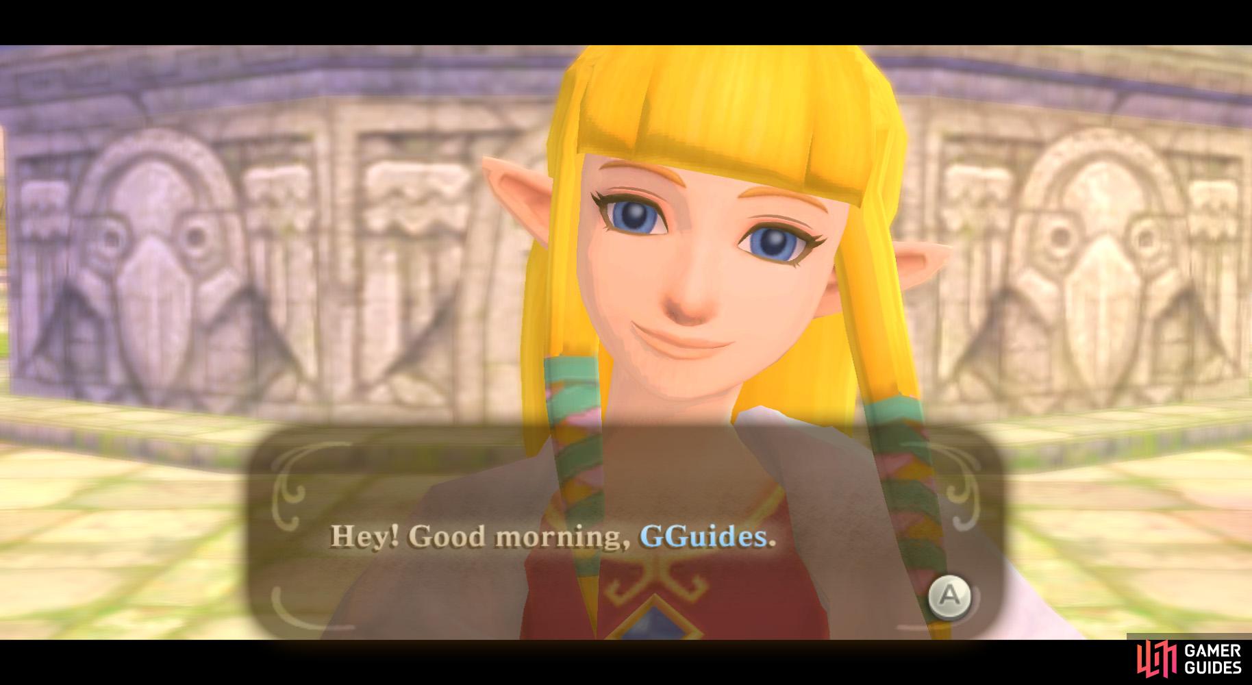 This is Zelda, the game's namesake.