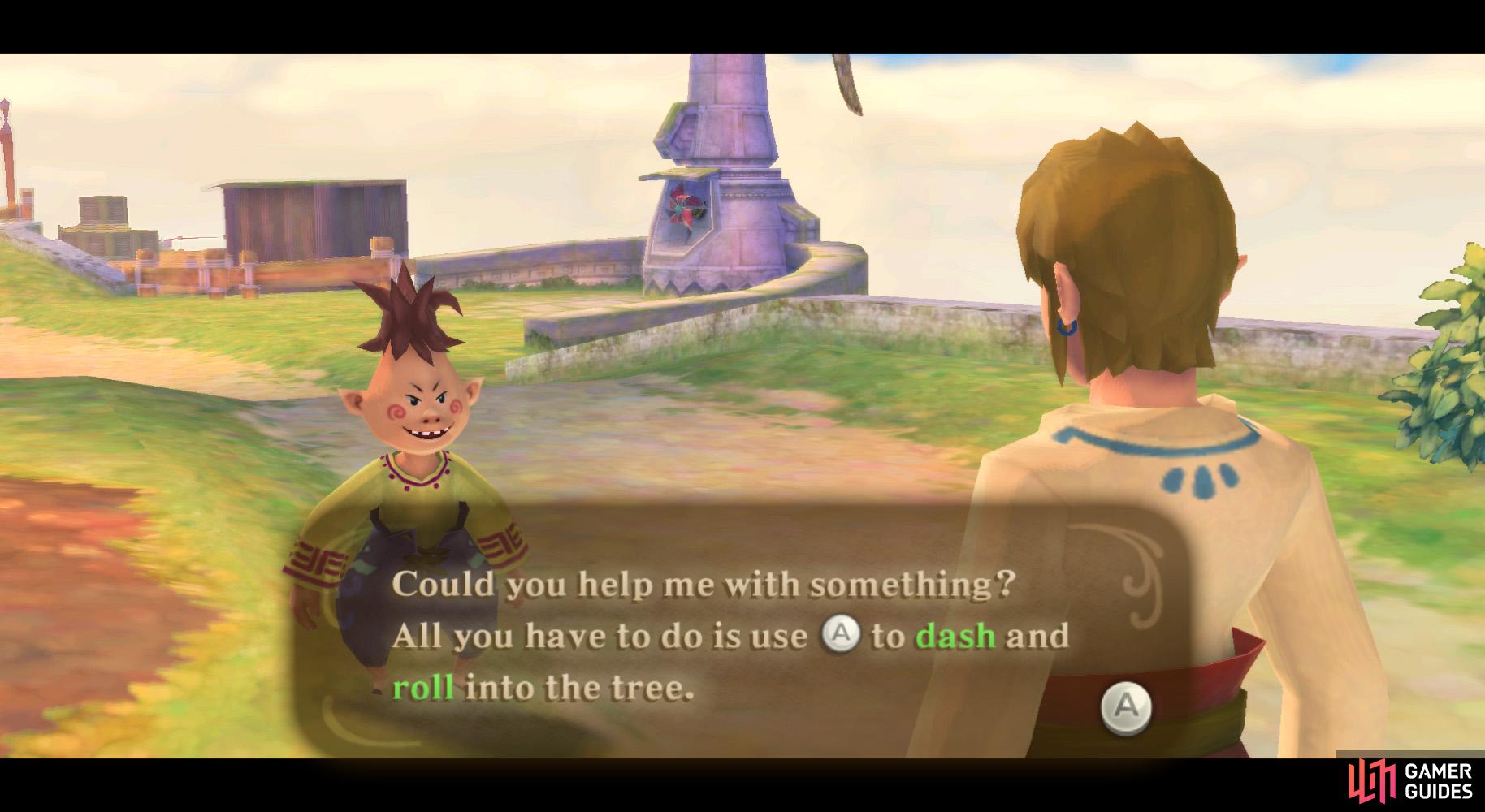 Link can never pass up a chance to help somebody.