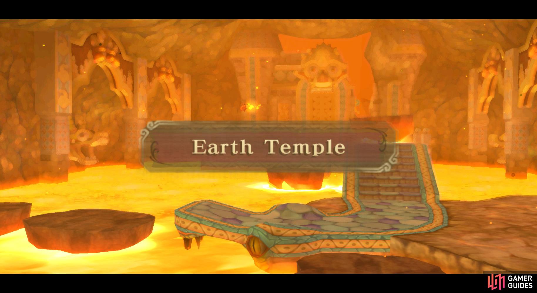 Welcome to the Fire, er, Earth Temple!