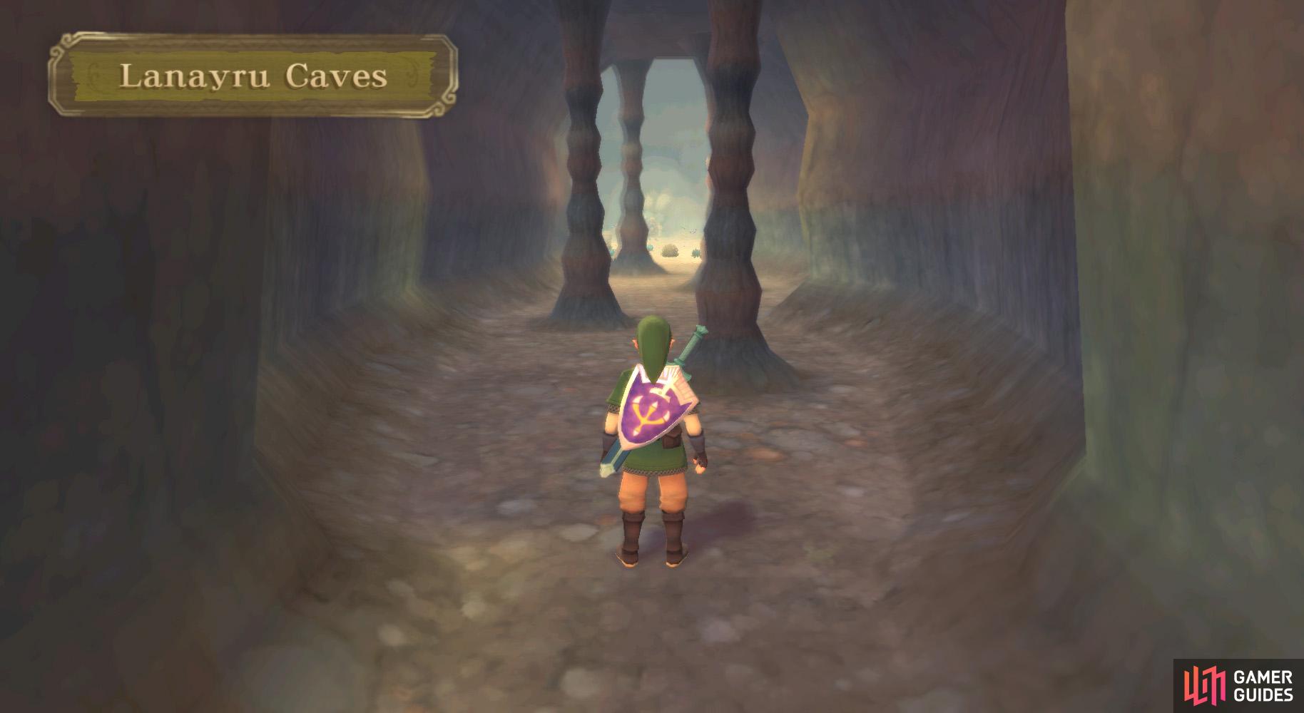 The Lanayru Caves is a tiny area that acts as a crossroads.