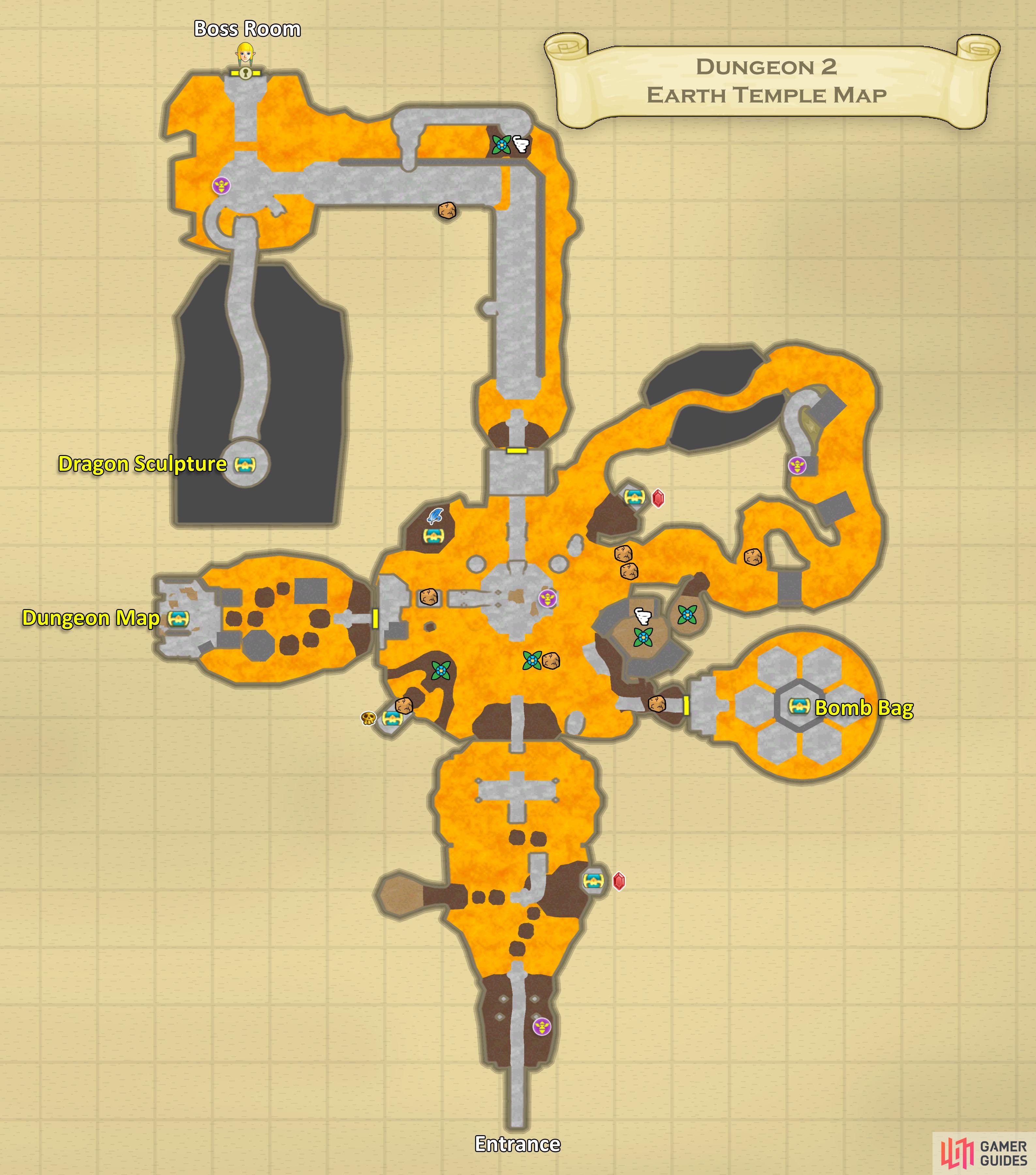 Map of the Earth Temple.