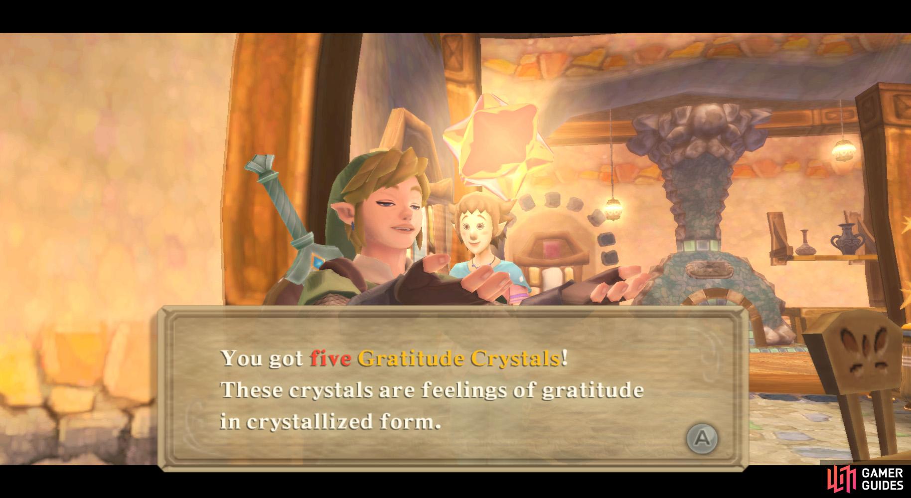 Link, you need to look more pleased with your reward.