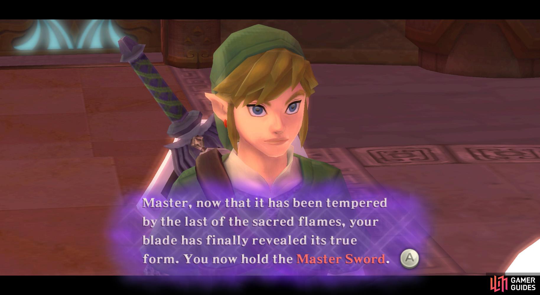 Youre Fis master… Hence, the Master Sword. Get it?