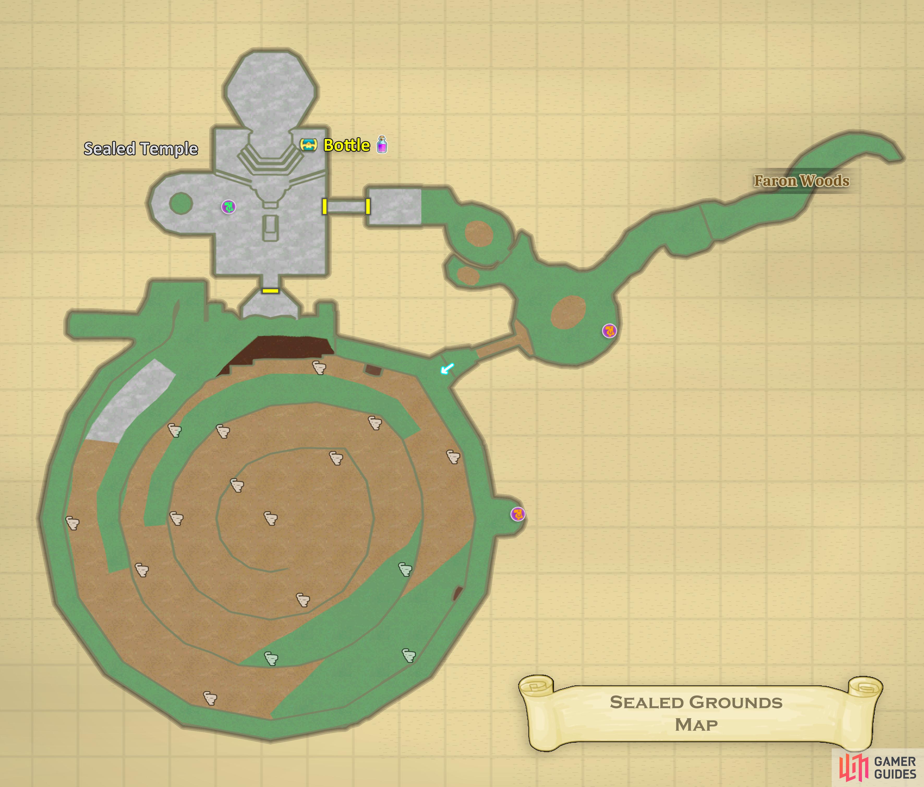 Map of the Sealed Grounds.