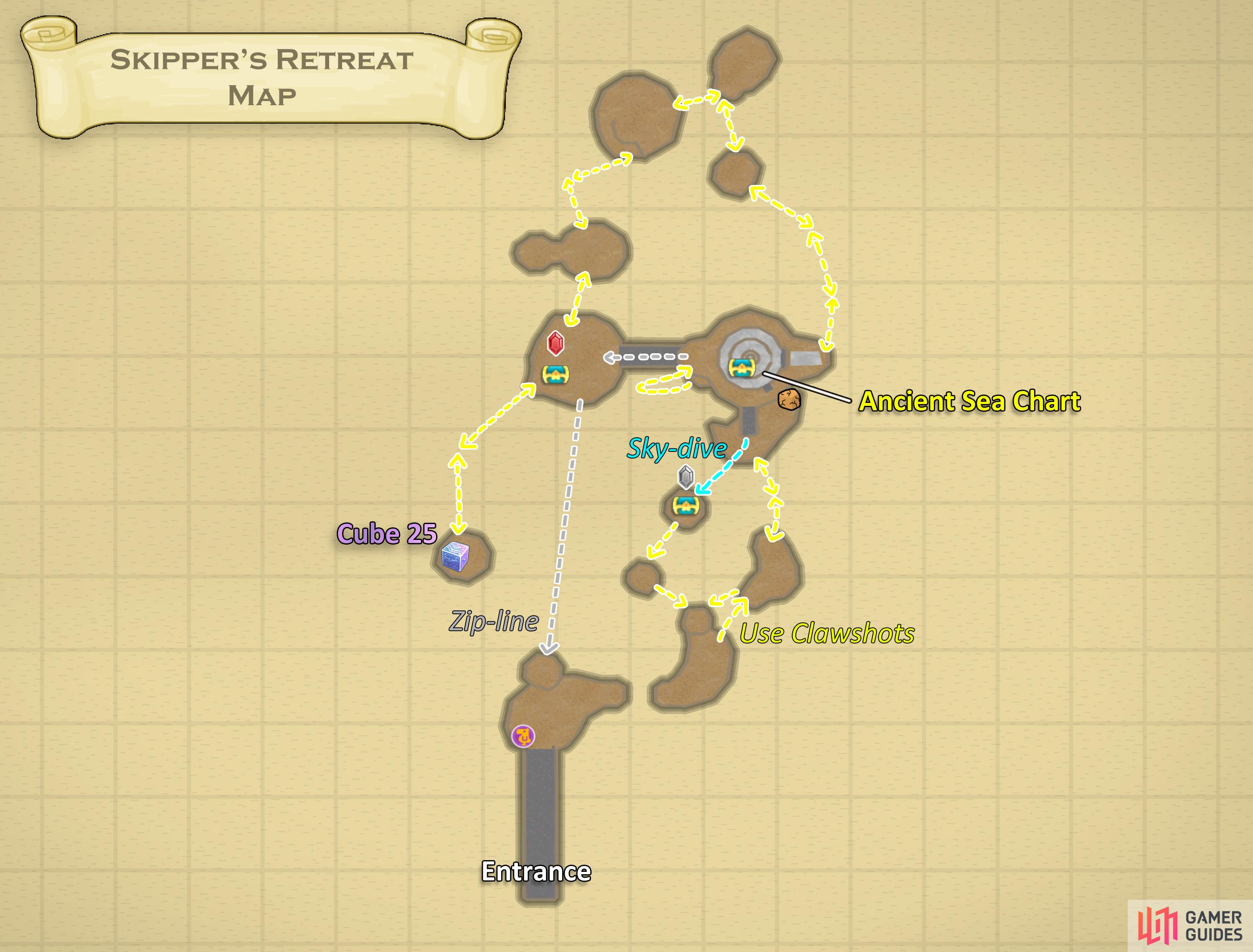Map of Skippers Retreat.