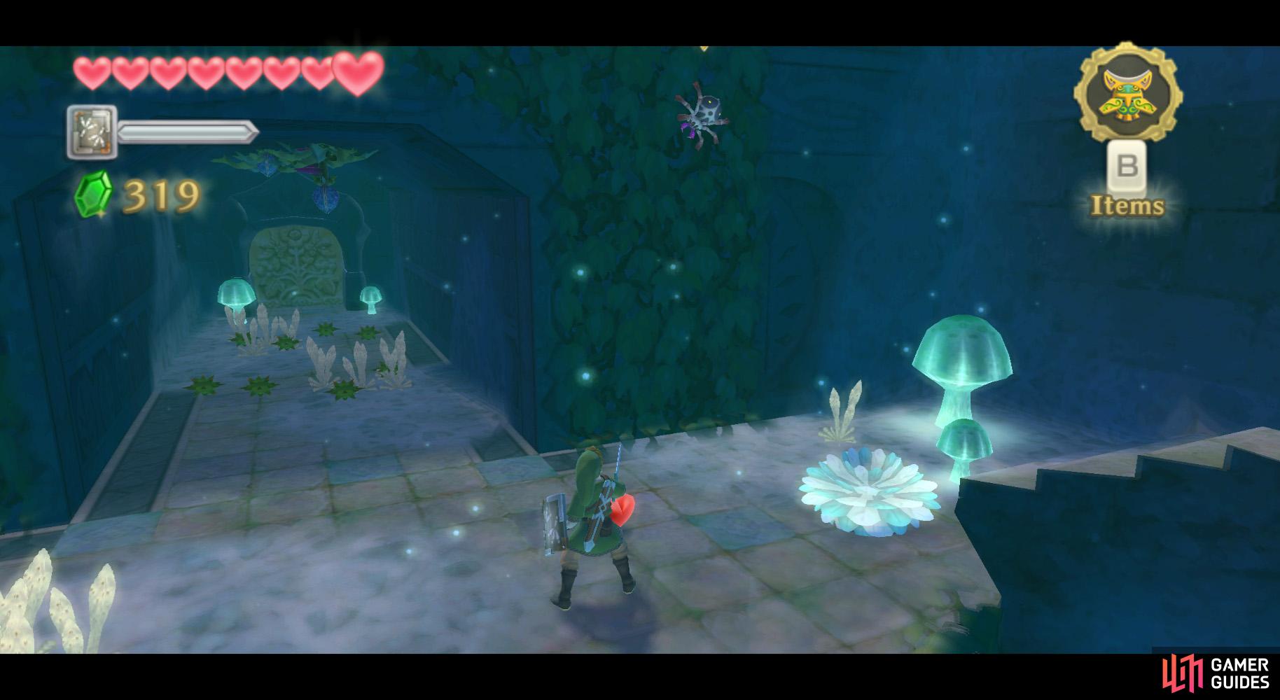 A Walltula in Skyview Temple.