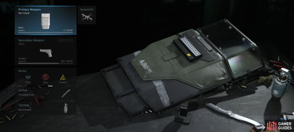 Overview of the Riot Shield. 