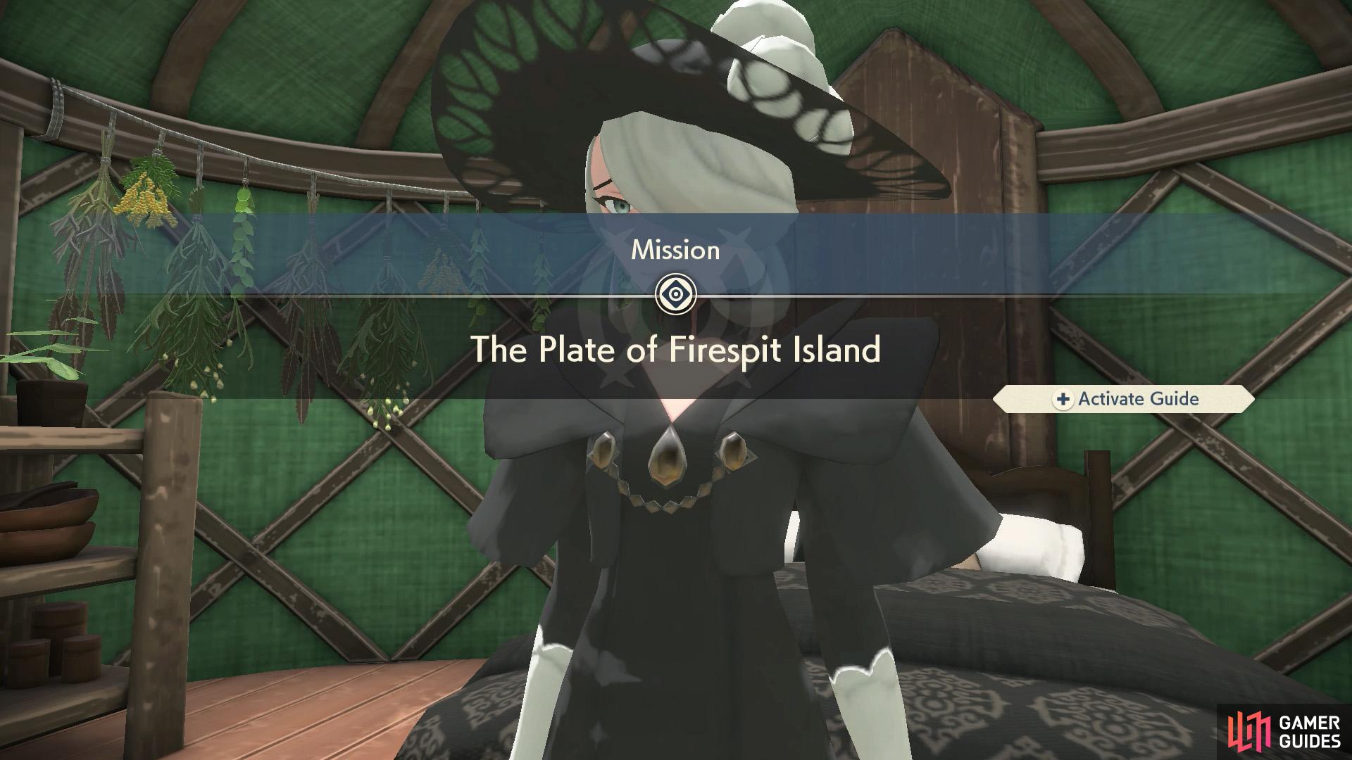 Mission 22: The Plate of Firespit Island - Missions - Story Walkthrough, Pokémon Legends: Arceus