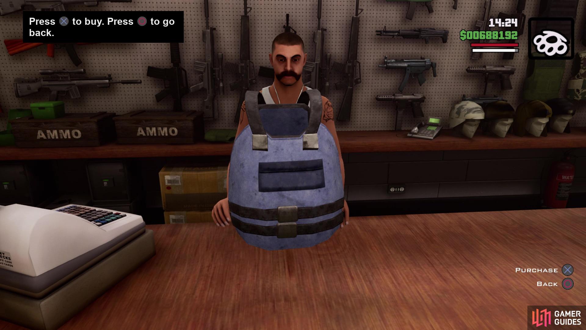 Ammu-Nation will finally unlock, allowing you to purchase guns and armor