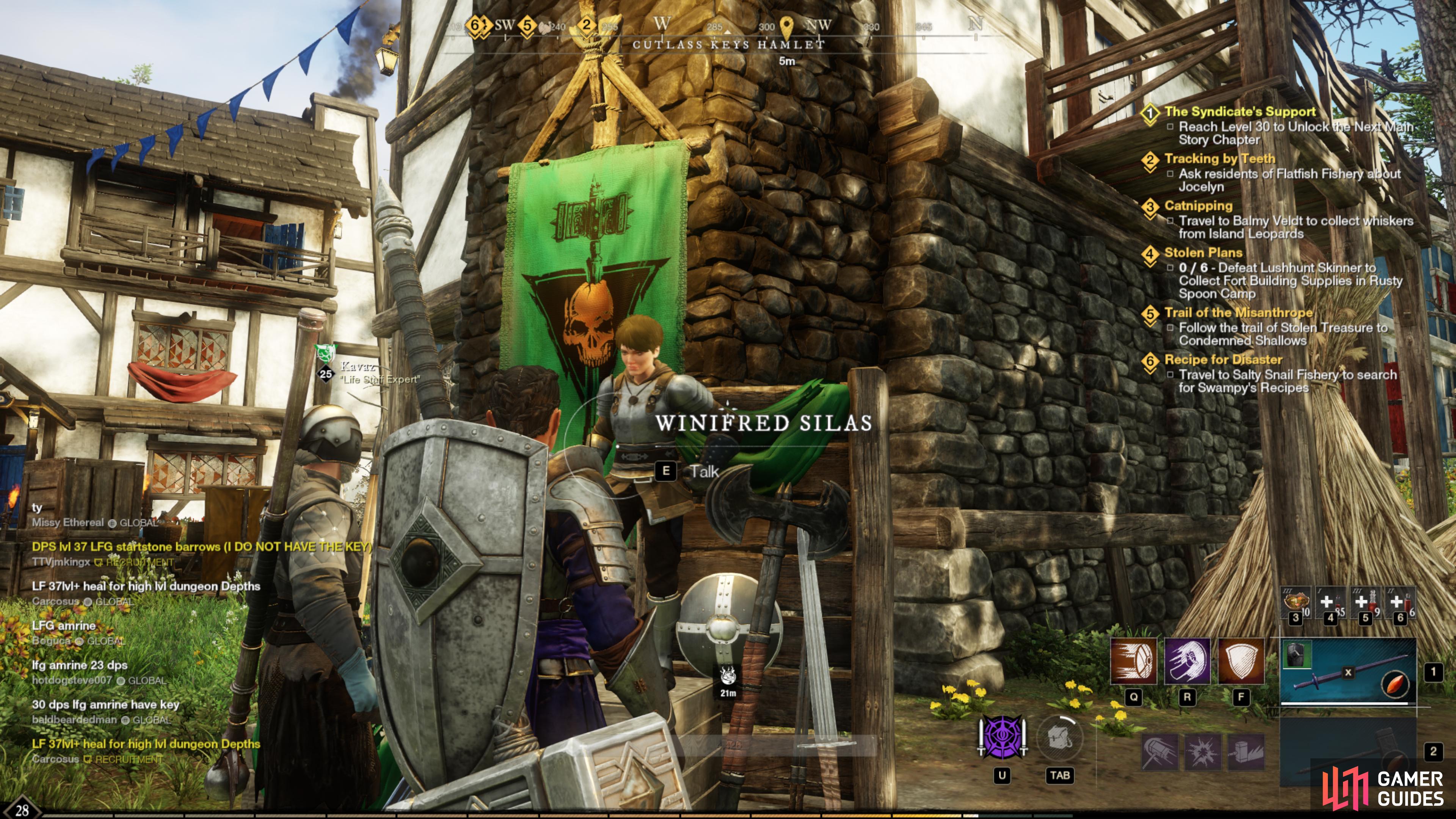 You can accept Trial of the Gladiator at Cutlass Keys Hamlet at Level 24.