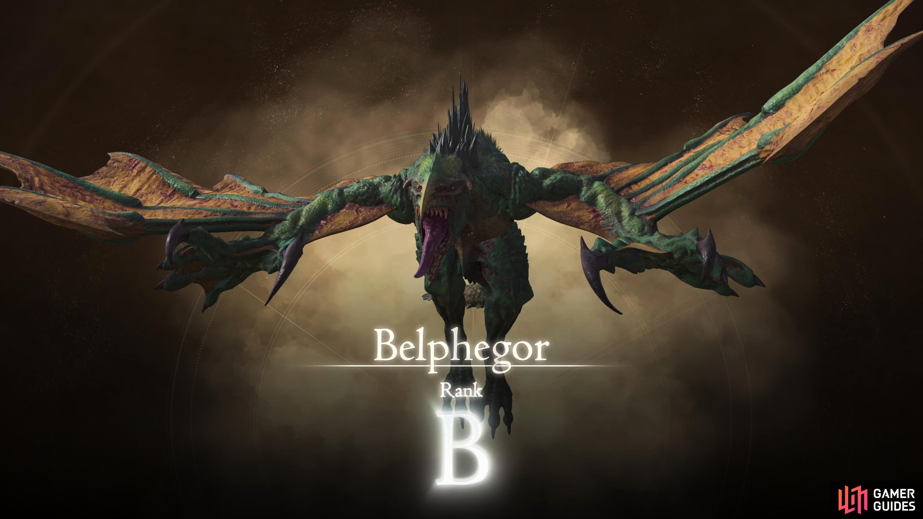 !Belphegor is one of the first B Rank Hunts you’ll encounter.