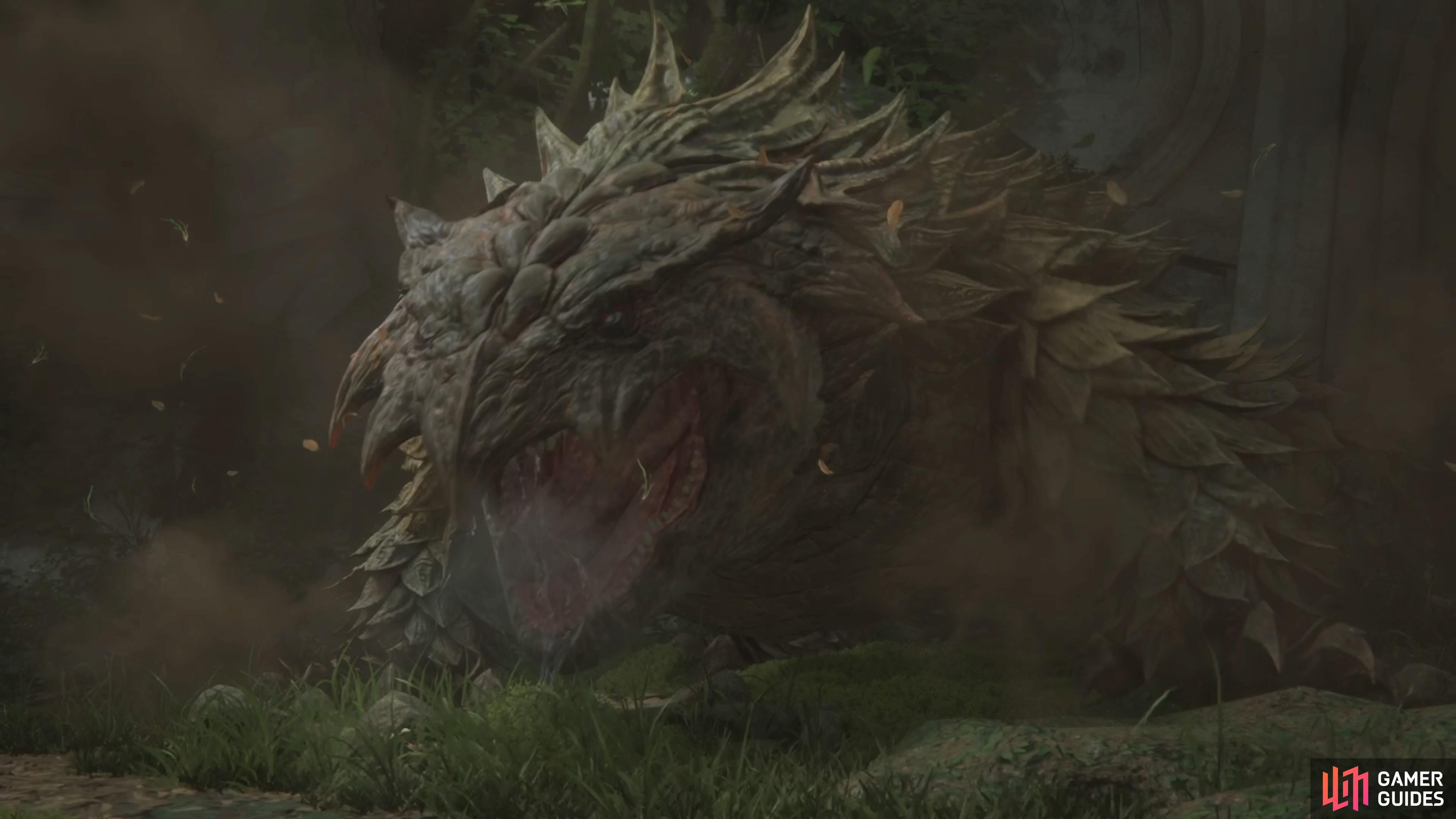 Fafnir is the first boss you will face in The Greatwood.