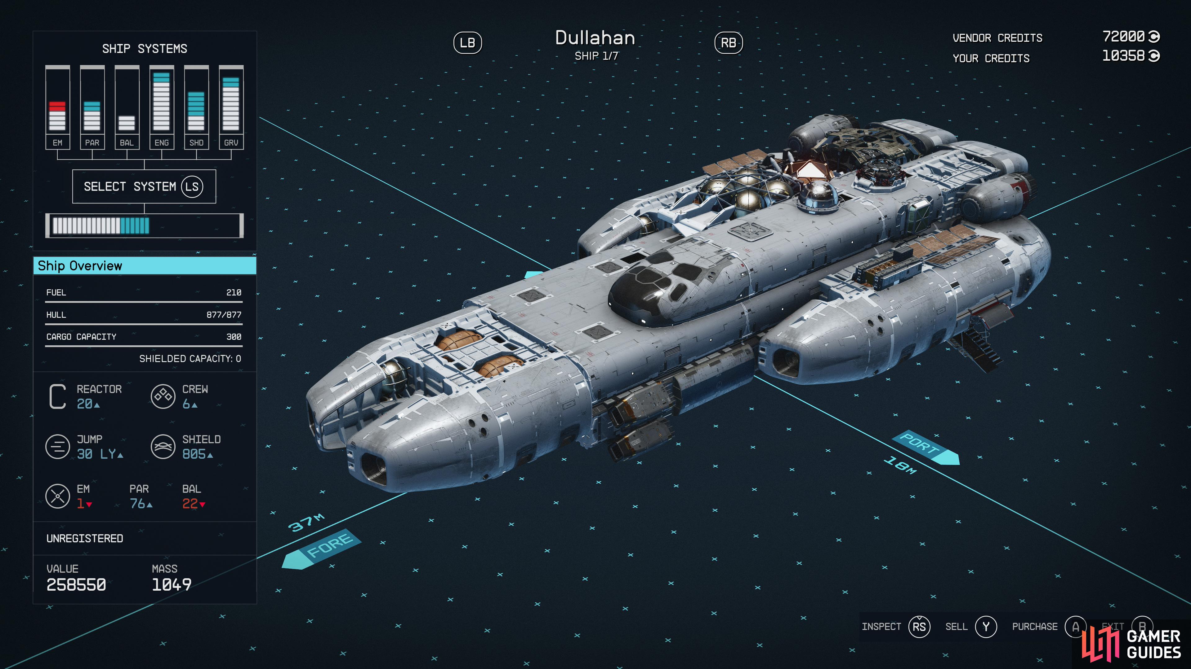 The least of the Class C ships you can buy, the Dullahan can be found for sale at various starship vendors.
