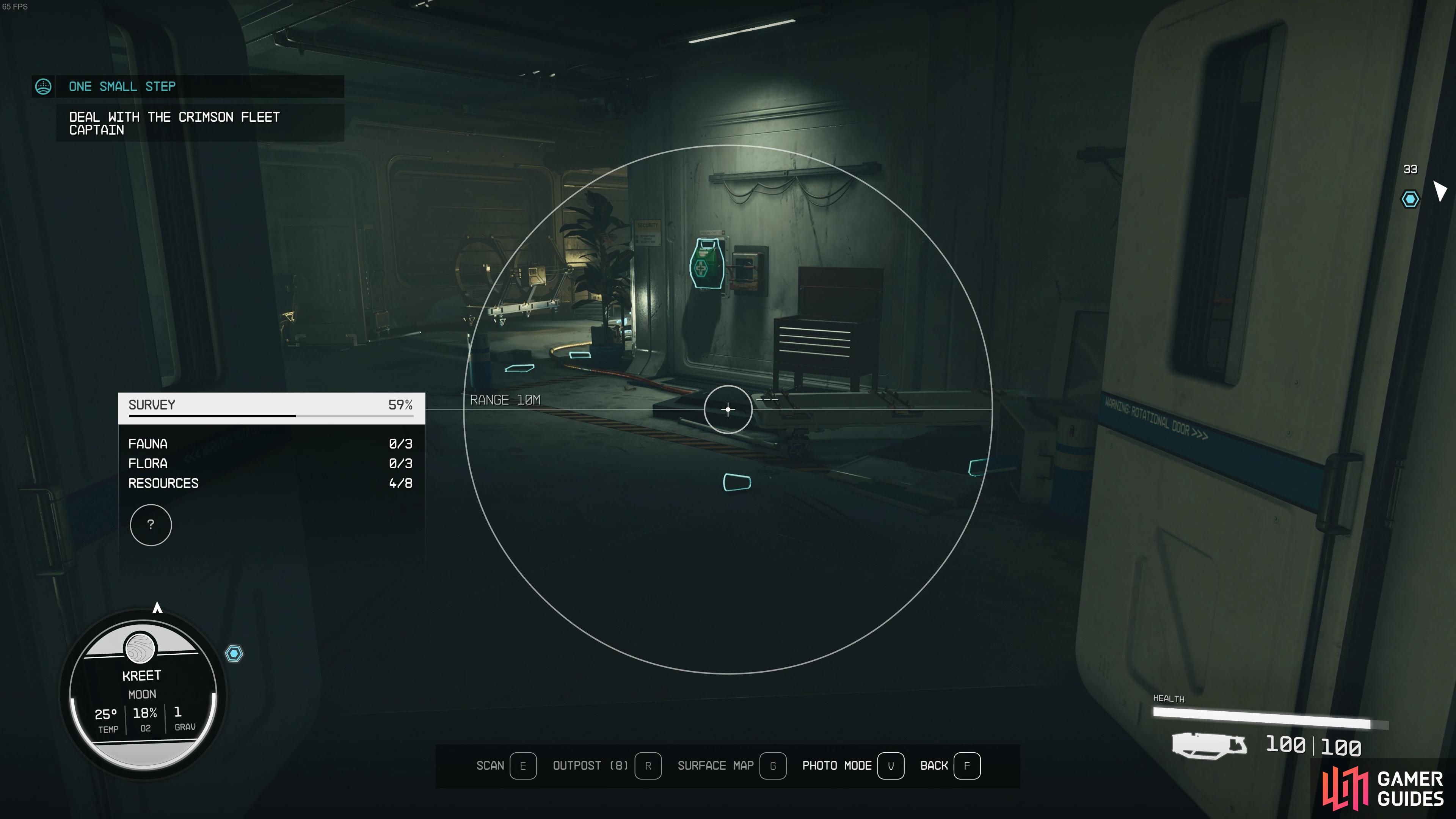 The default FoV can feel particularly limited in narrow spaces such as hallways.