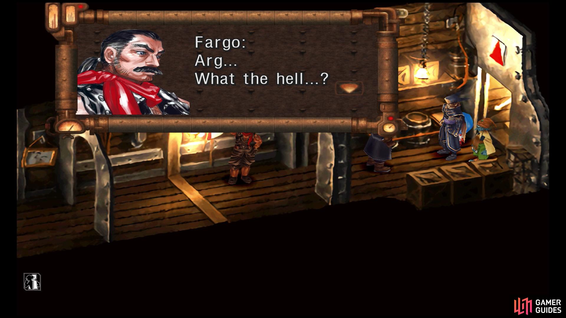 Chrono cross how to get fargo