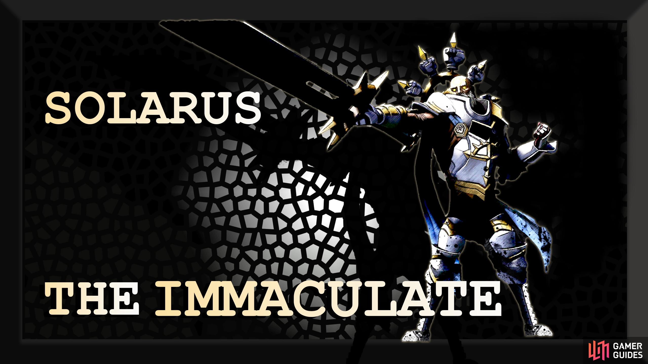 Solarus the Immaculate is a level 86 Soul Shard boss in V Rising.