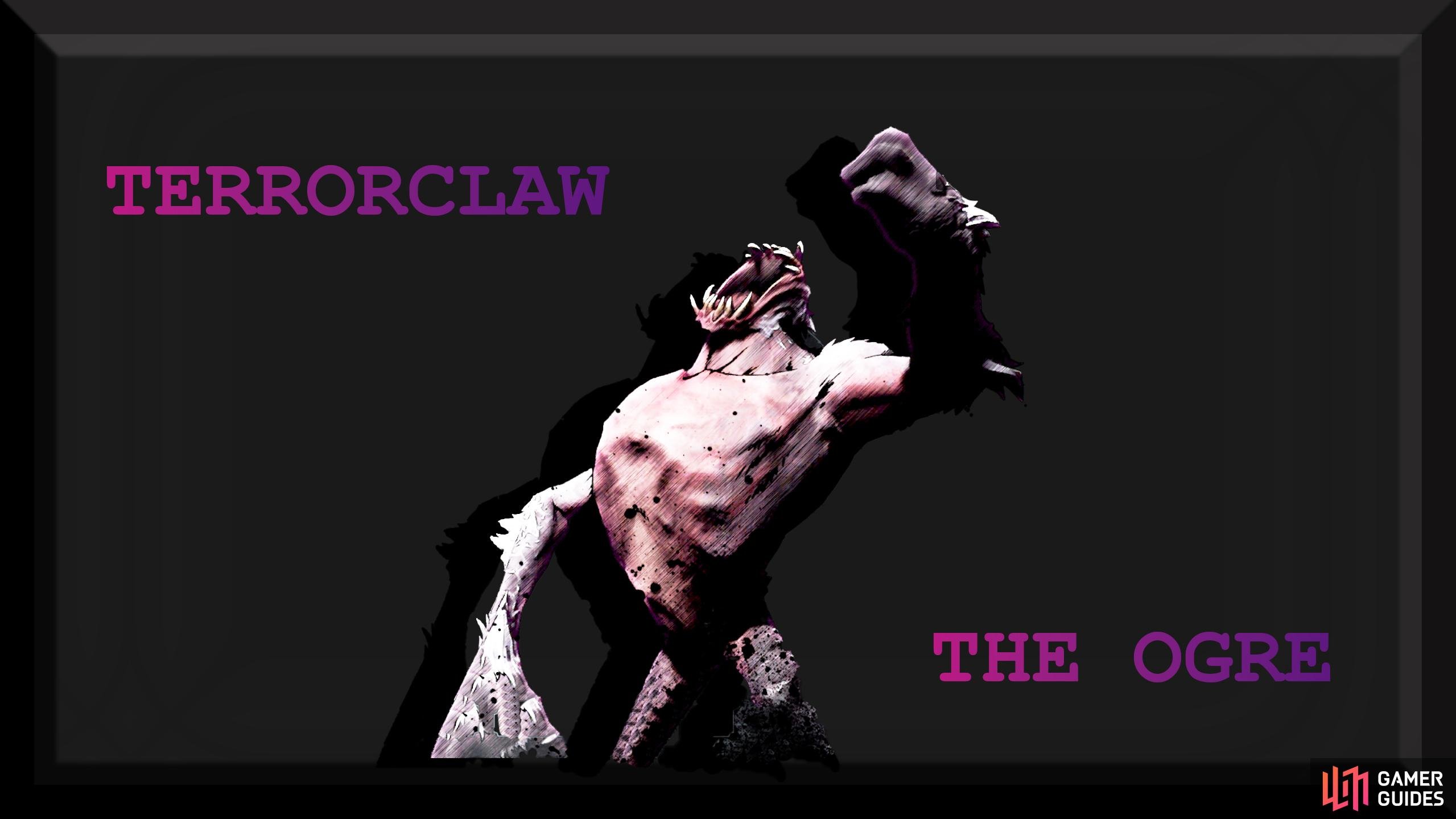 Terrorclaw The Ogre is a level 77 Act 4 boss in V Rising.